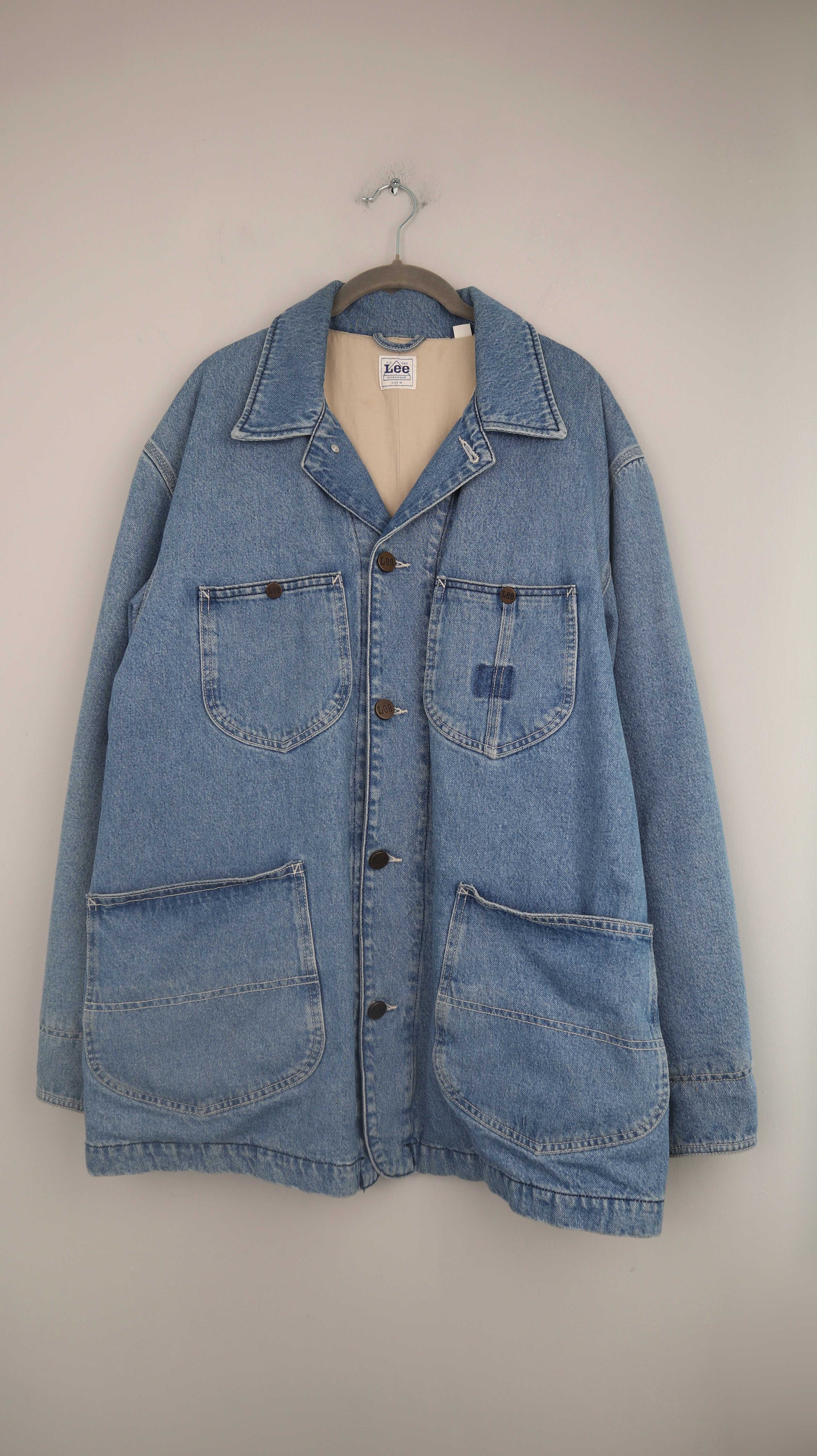 Lee Hemd Jeans Jeanshemd Jacke Jeansjacke Oversized denim blau