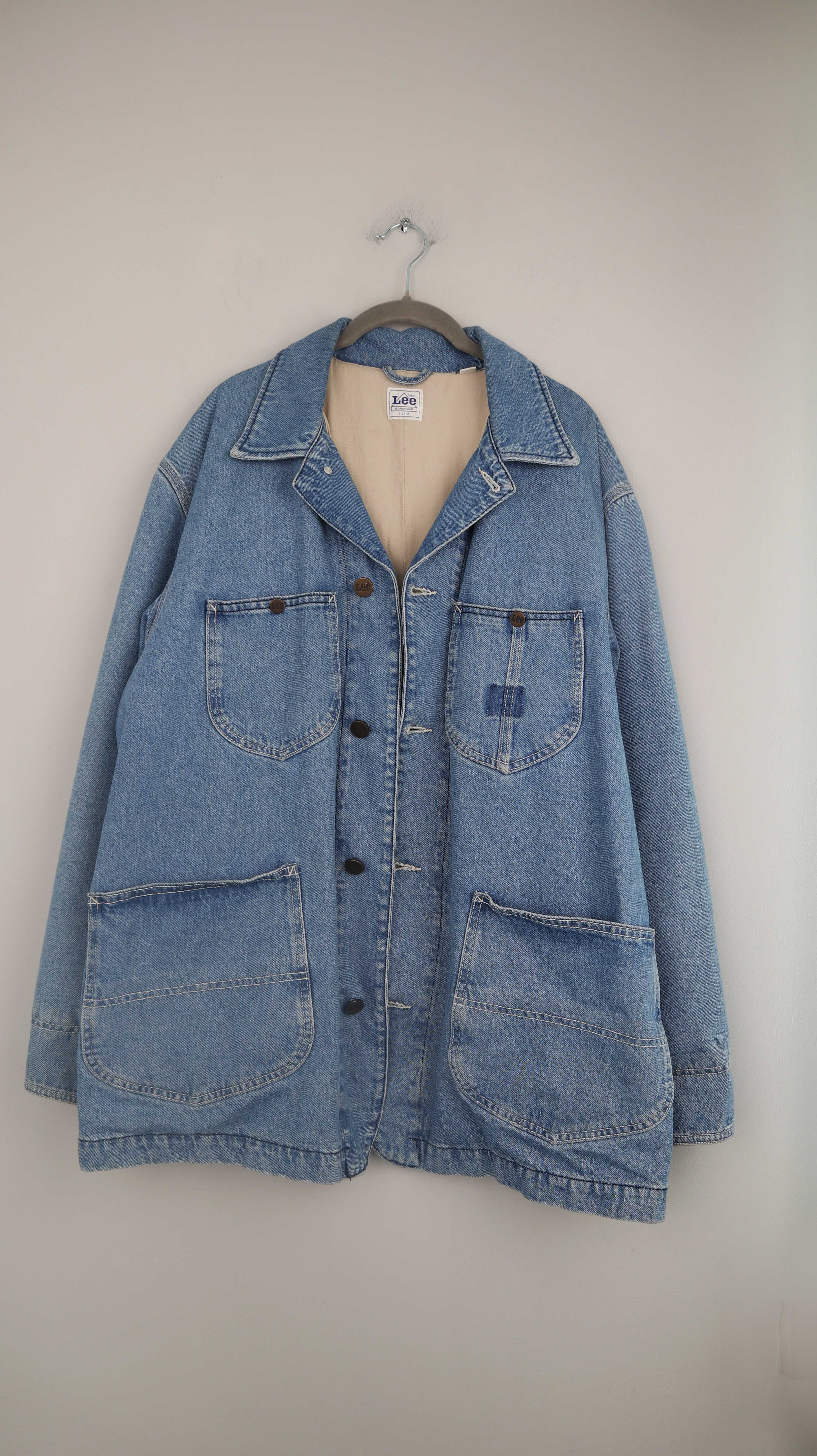 Lee Hemd Jeans Jeanshemd Jacke Jeansjacke Oversized denim blau