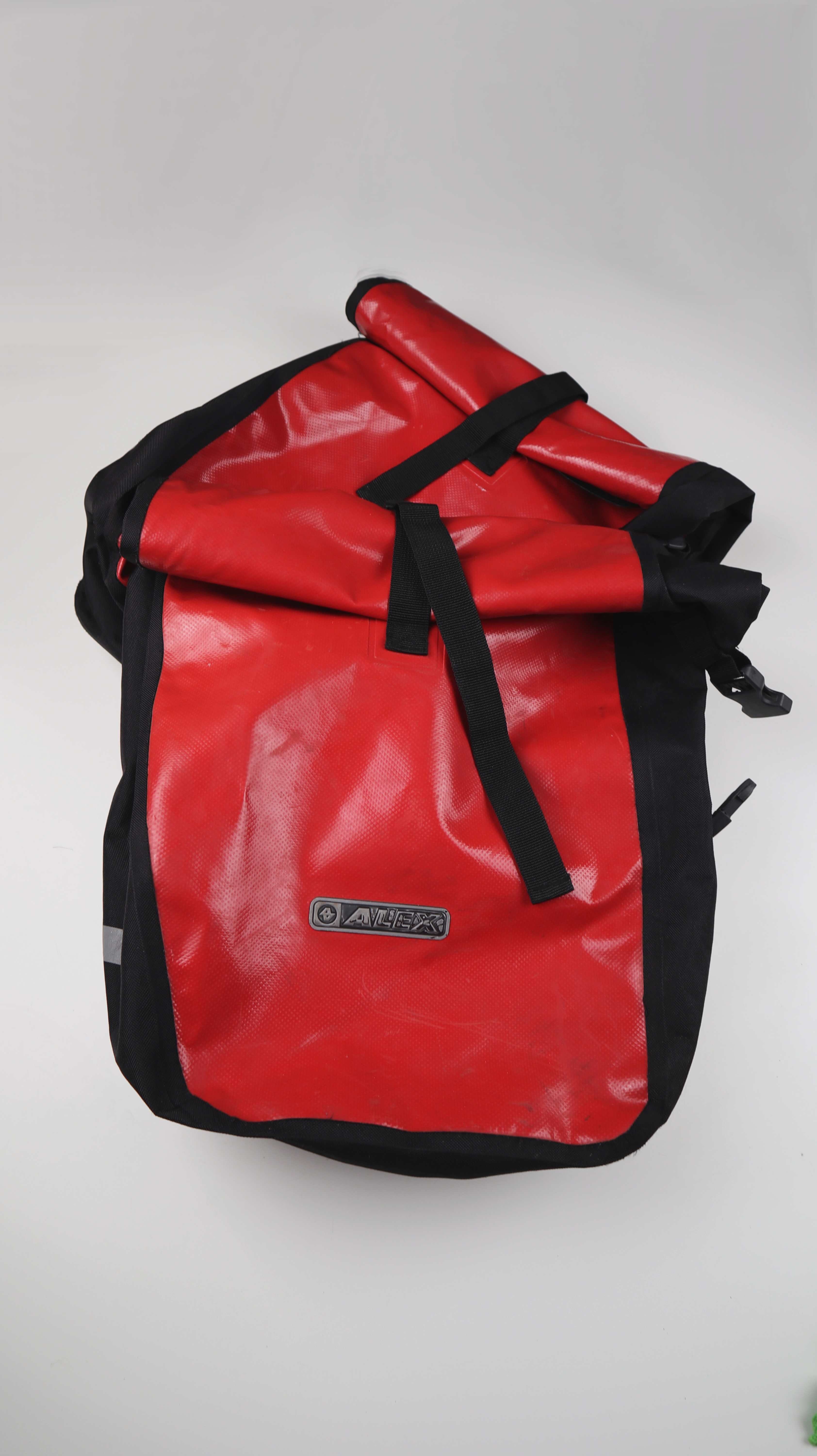 alex fahrradtasche Alex Satteltaschen Fahrradtaschen Set rot schwarz Planentaschen Gepäck – Handpicked pieces