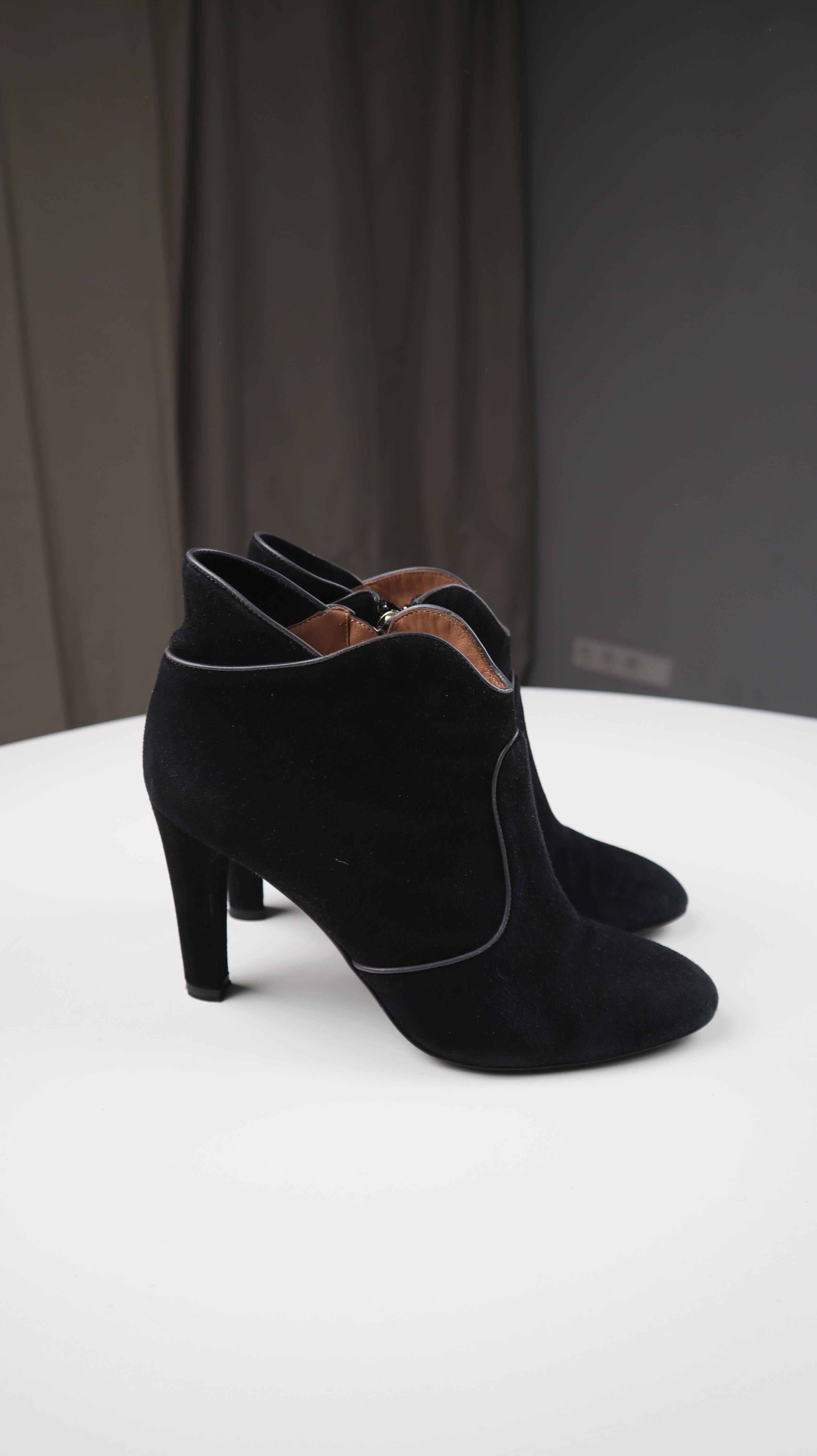 Fratelli Rossetti 38 Stiefel Steifeletten schwarz Wildleder Boots