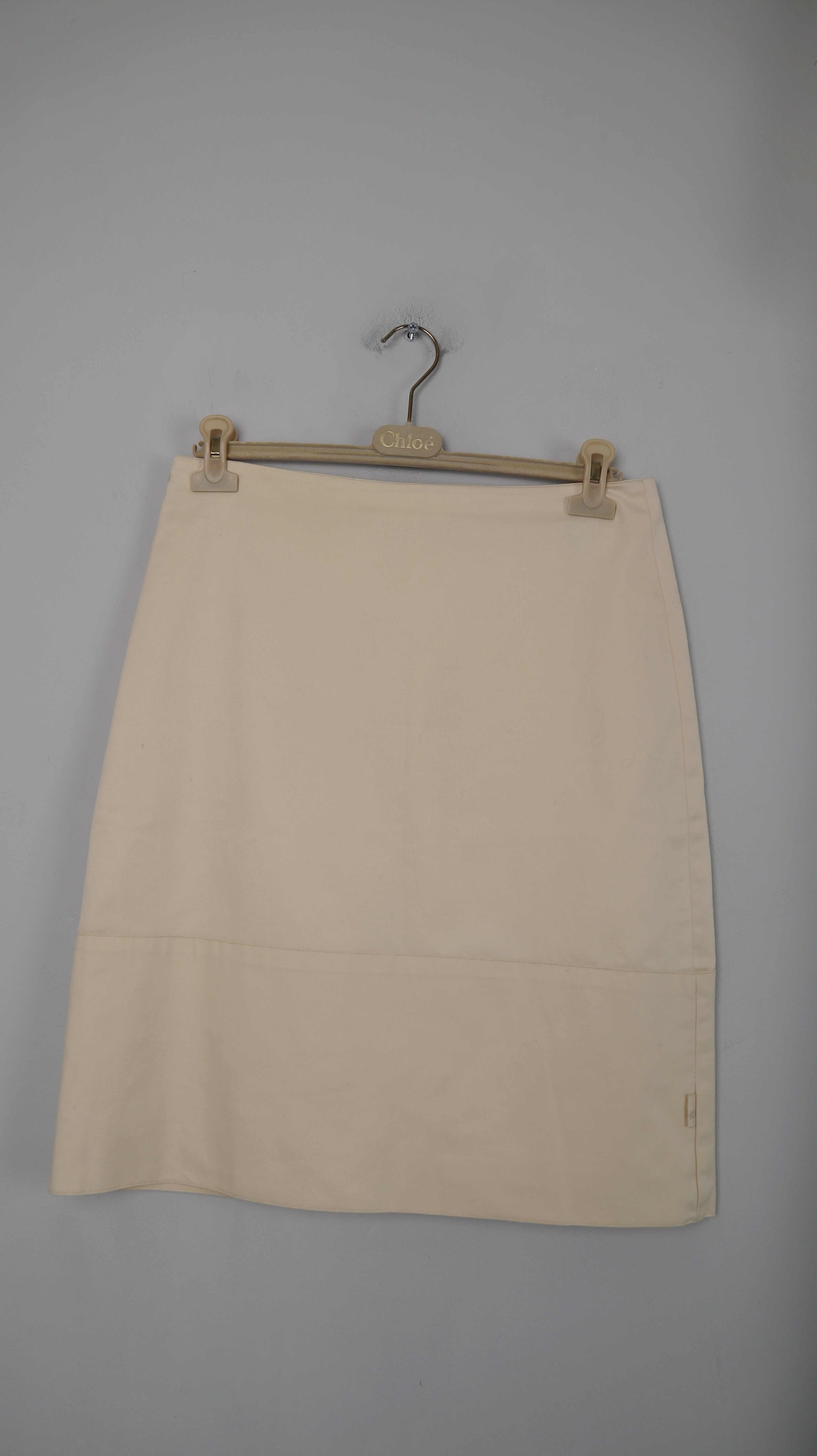 Closed Rock Creme Beige Midi Midirock Stiftrock 38 M basic