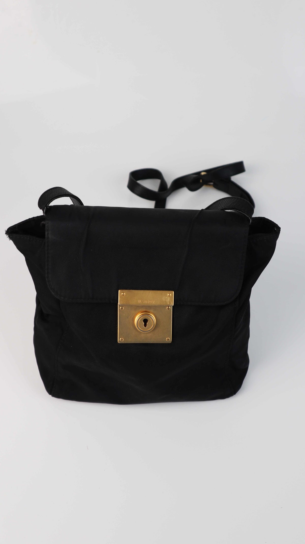 Jil Sander Tasche Umhängetasche klein schwarz Design Crossbag