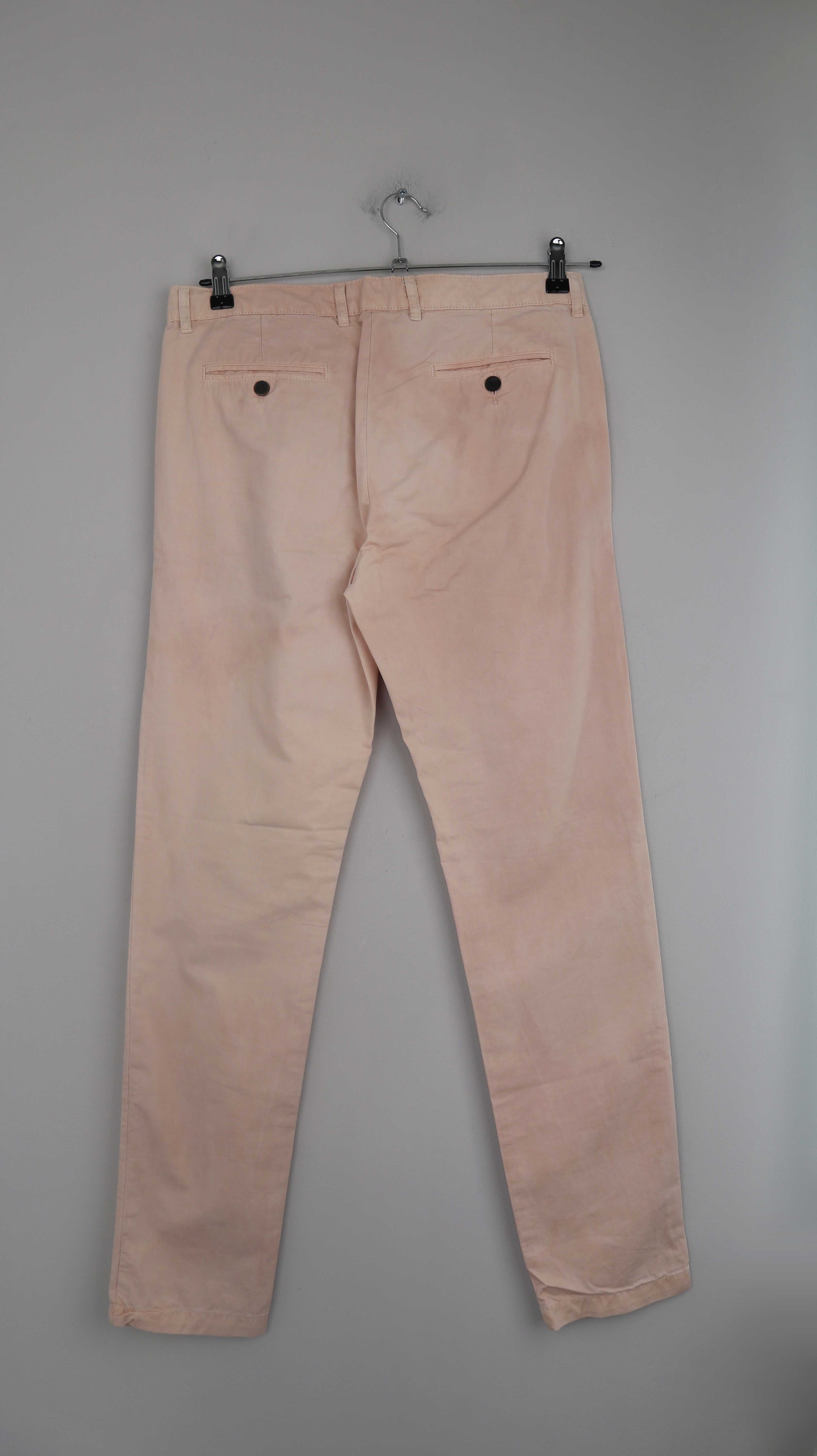 Zara Women Hose Rosa Chino Stoffhose 38 M Pastell Rose