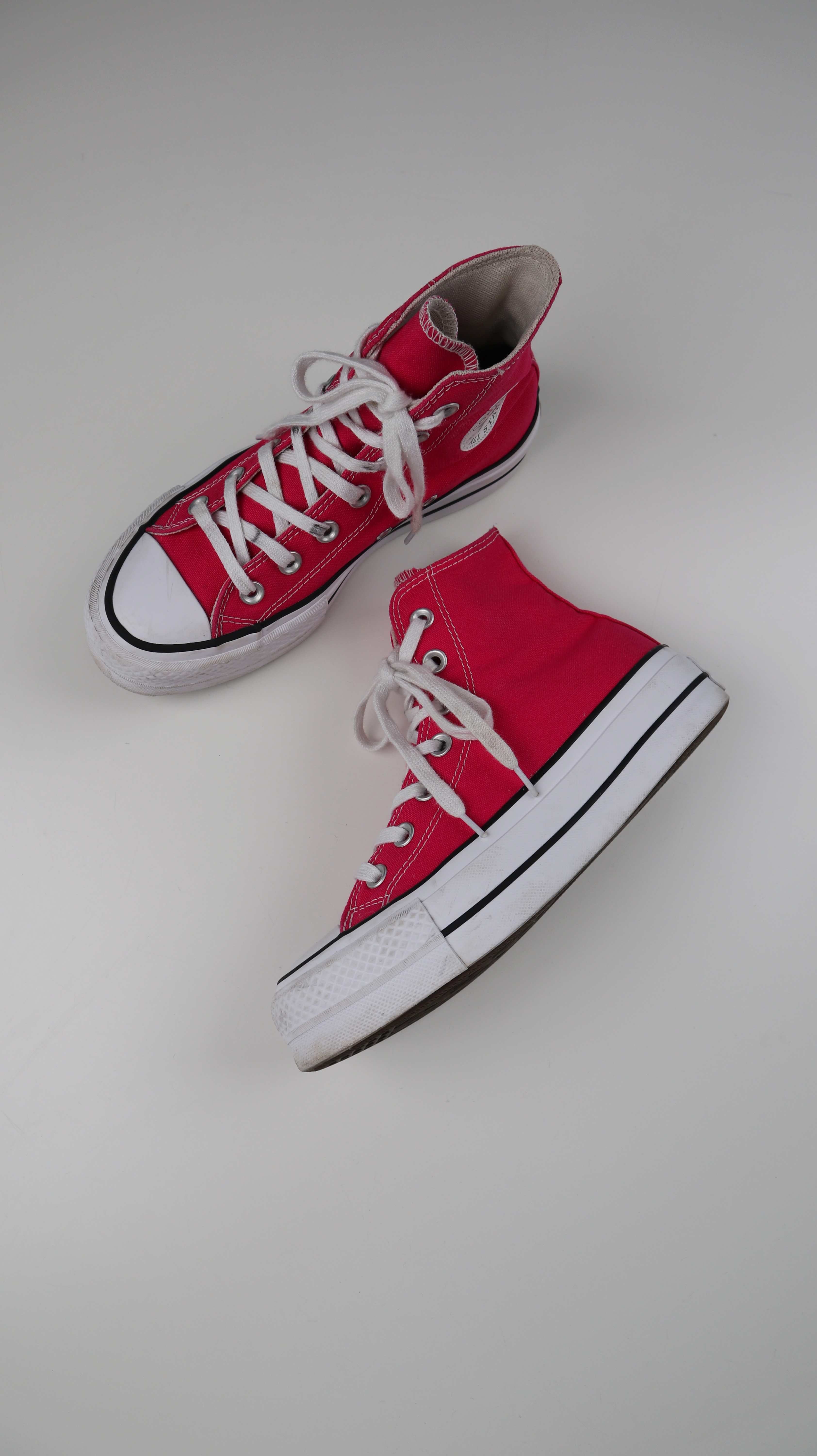 Converse Chucks Pink Sneaker 36 Plateau All Star Rosa Turnschuhe