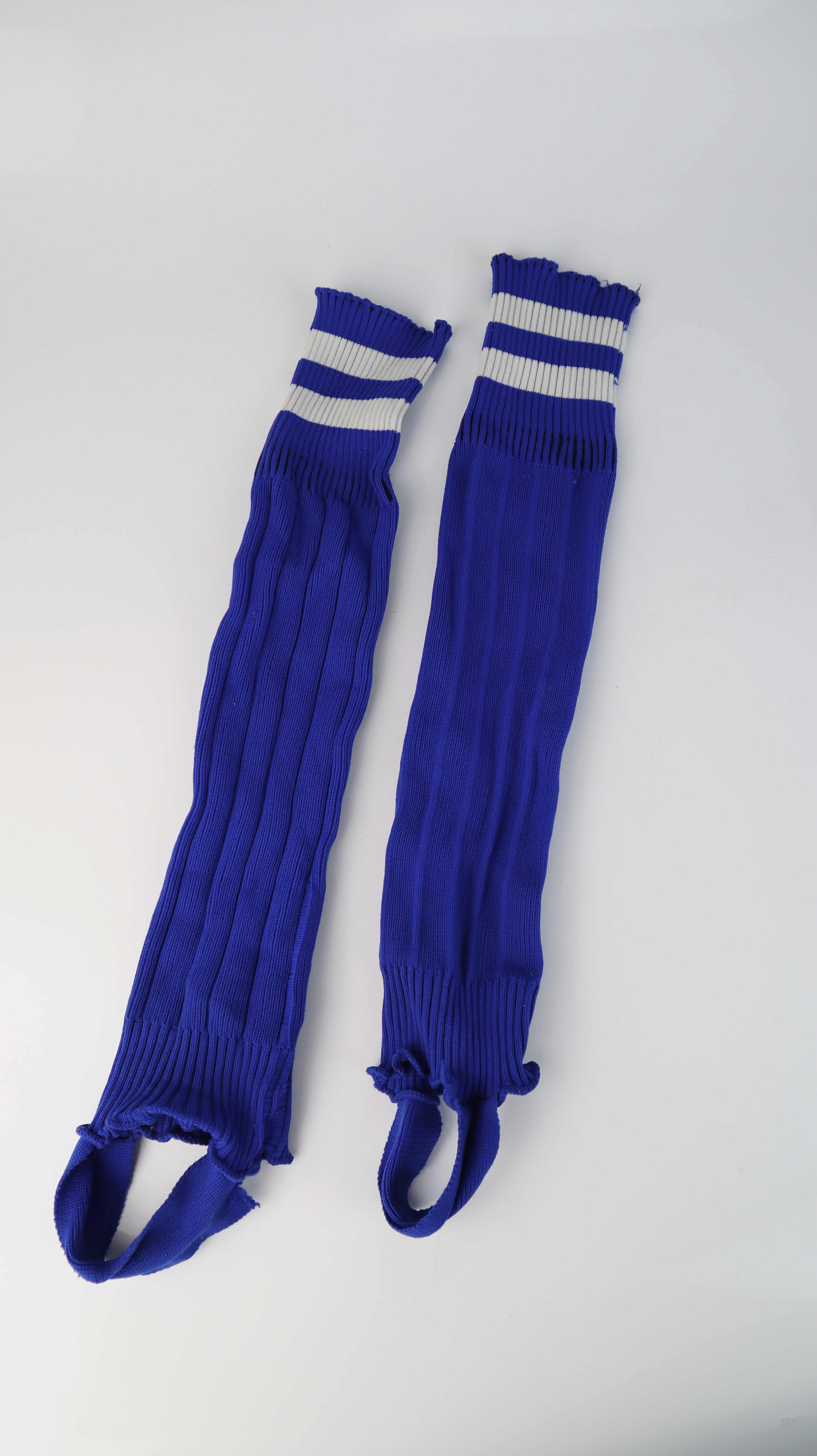 Kniestrümpfe blau Stulpen Fußballstulpen unisex