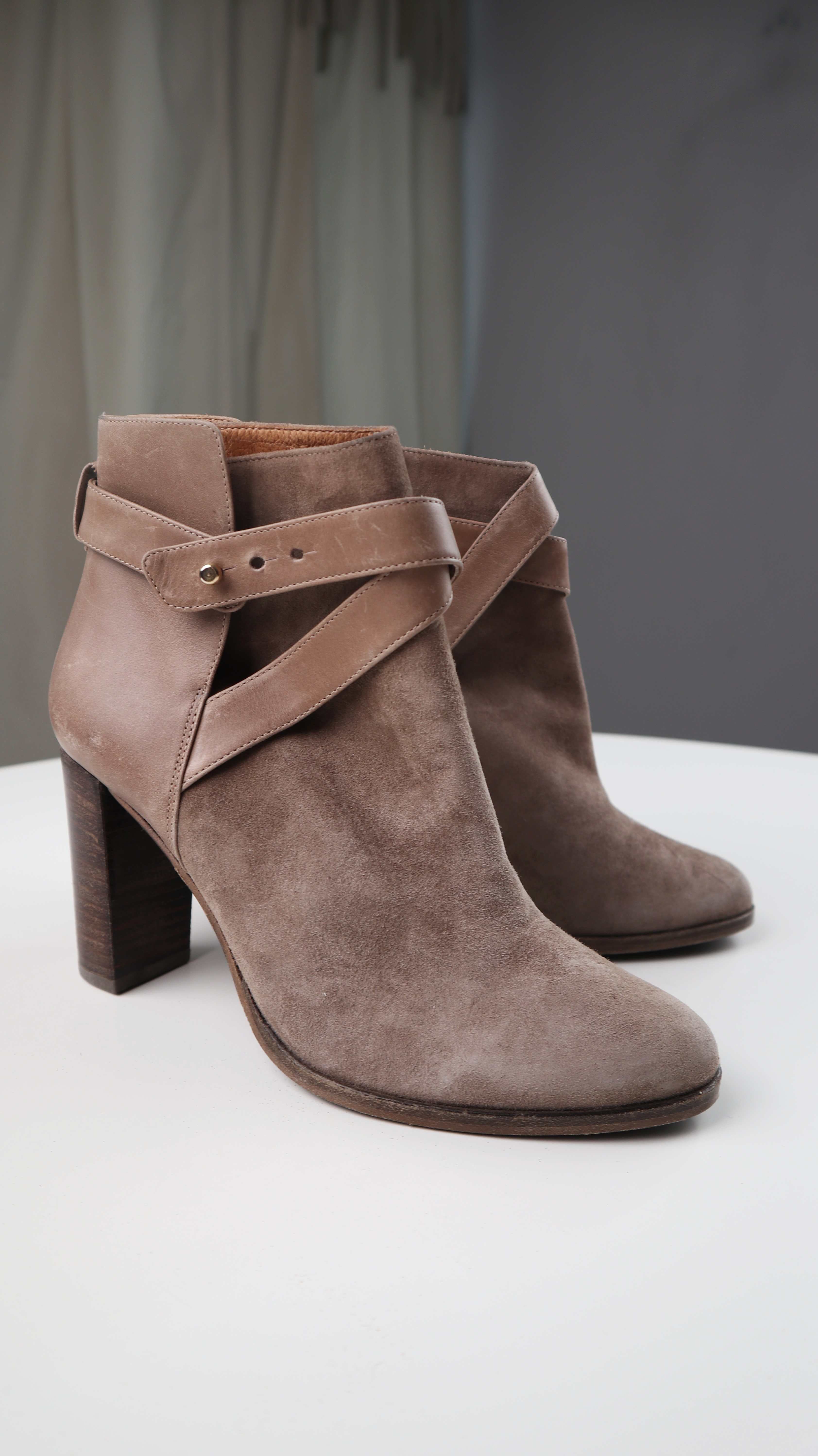 competitor des cotonniers Stiefeletten 39 Neu Absatzschuhe Wildleder