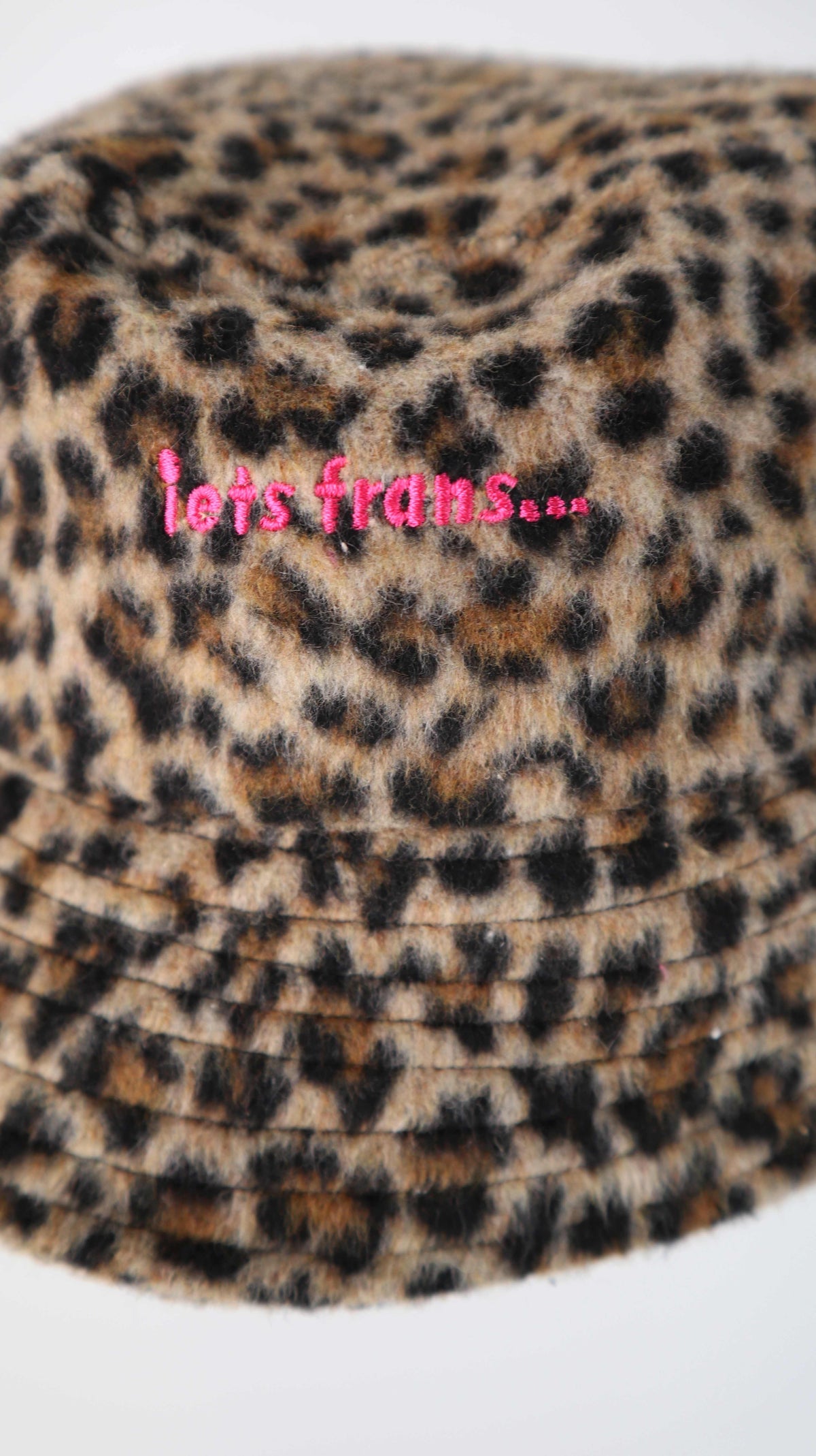 iets frans Hut Mütze Leo Leopardenmuster Bucket Hat Anglerhut animalprint
