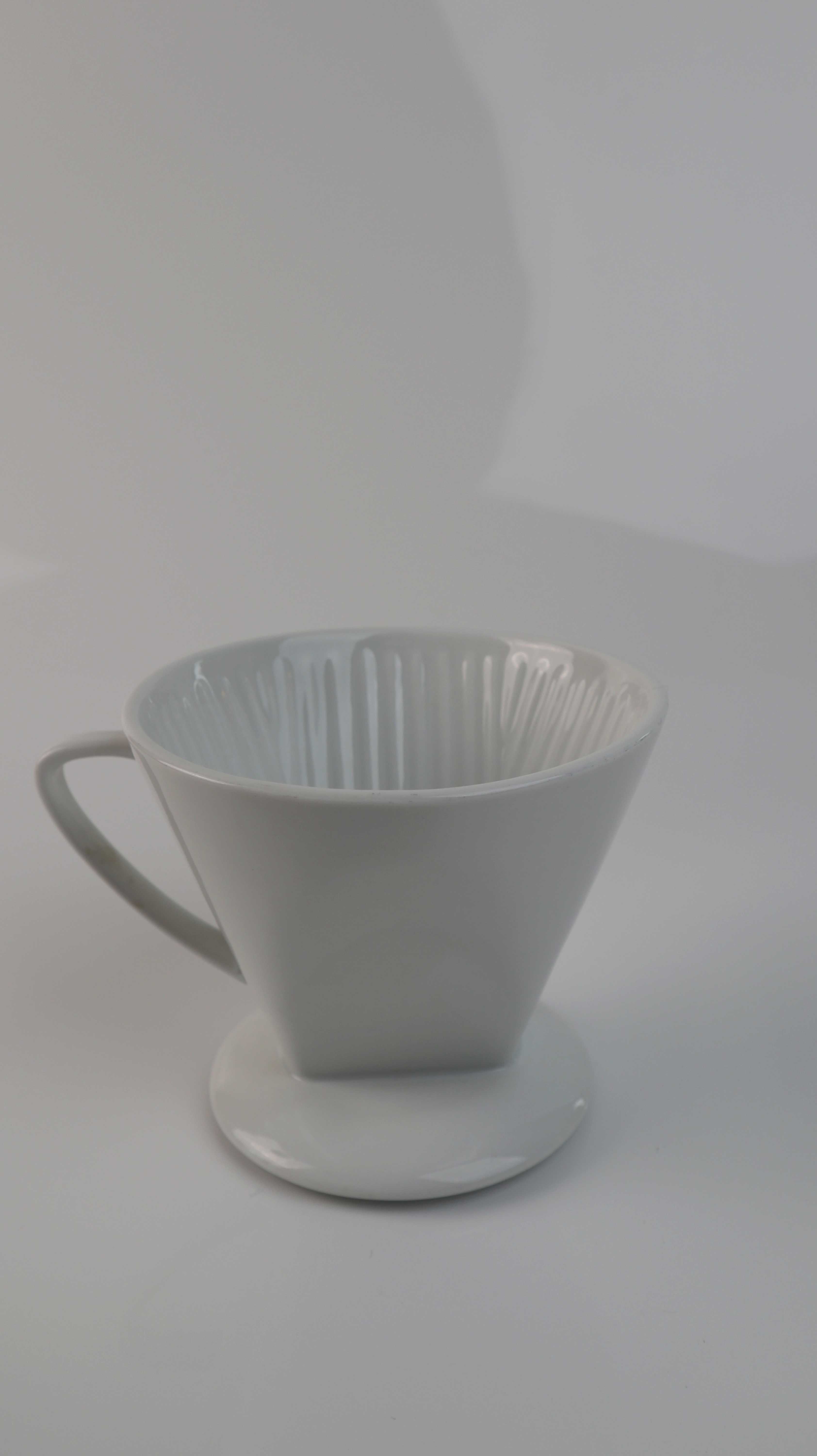 Porzellan-Handfilter Kaffee Kaffeefilter weiß Porzellan Kaffeeaufbereiter