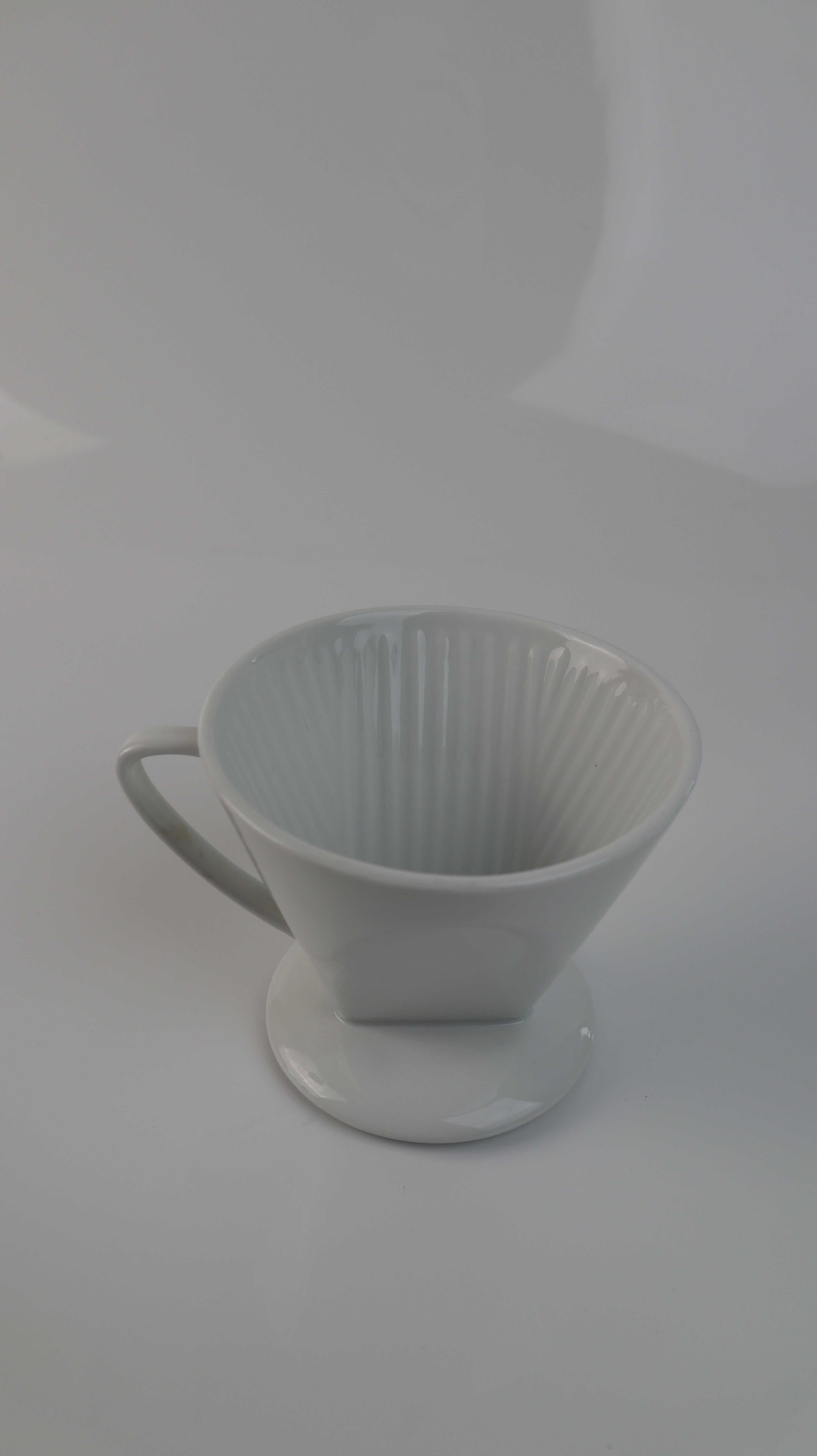 Porzellan-Handfilter Kaffee Kaffeefilter weiß Porzellan Kaffeeaufbereiter