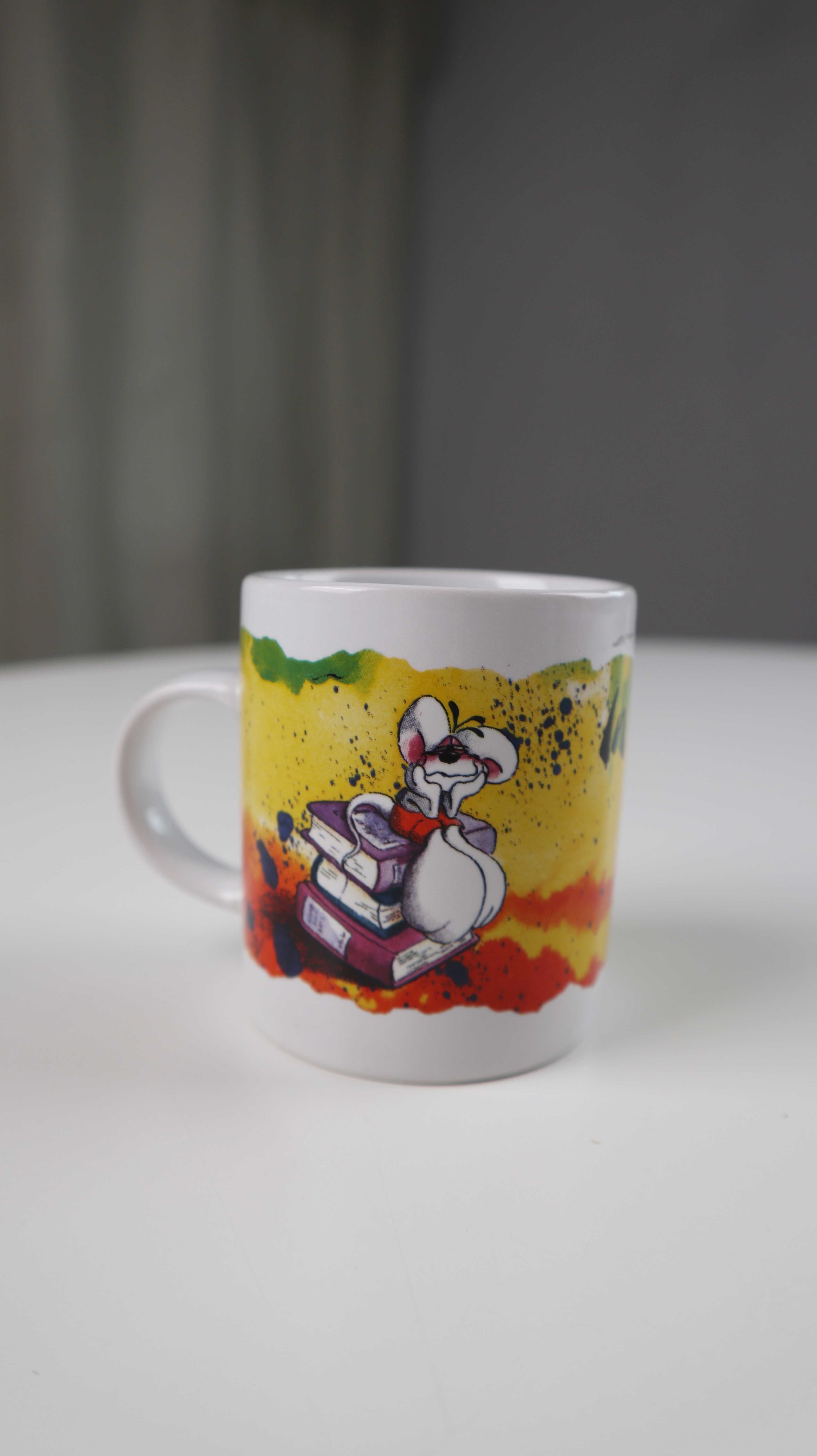Diddl Espressotasse Tasse gelb 90s Sammeltasse Nostalgie