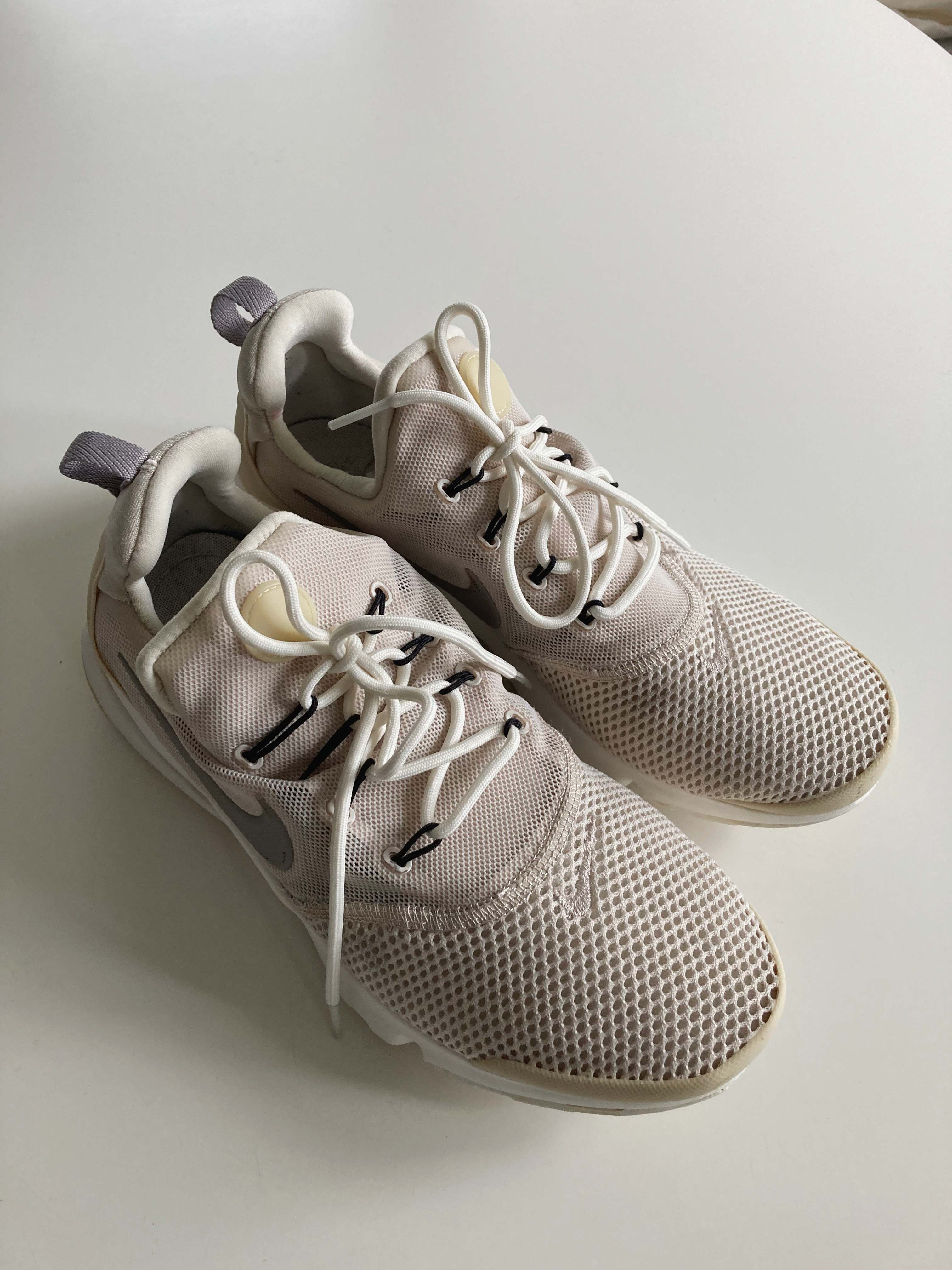 Nike Presto Fly Sneaker Turnschuhe 40 Beige Creme Schnürer Nude