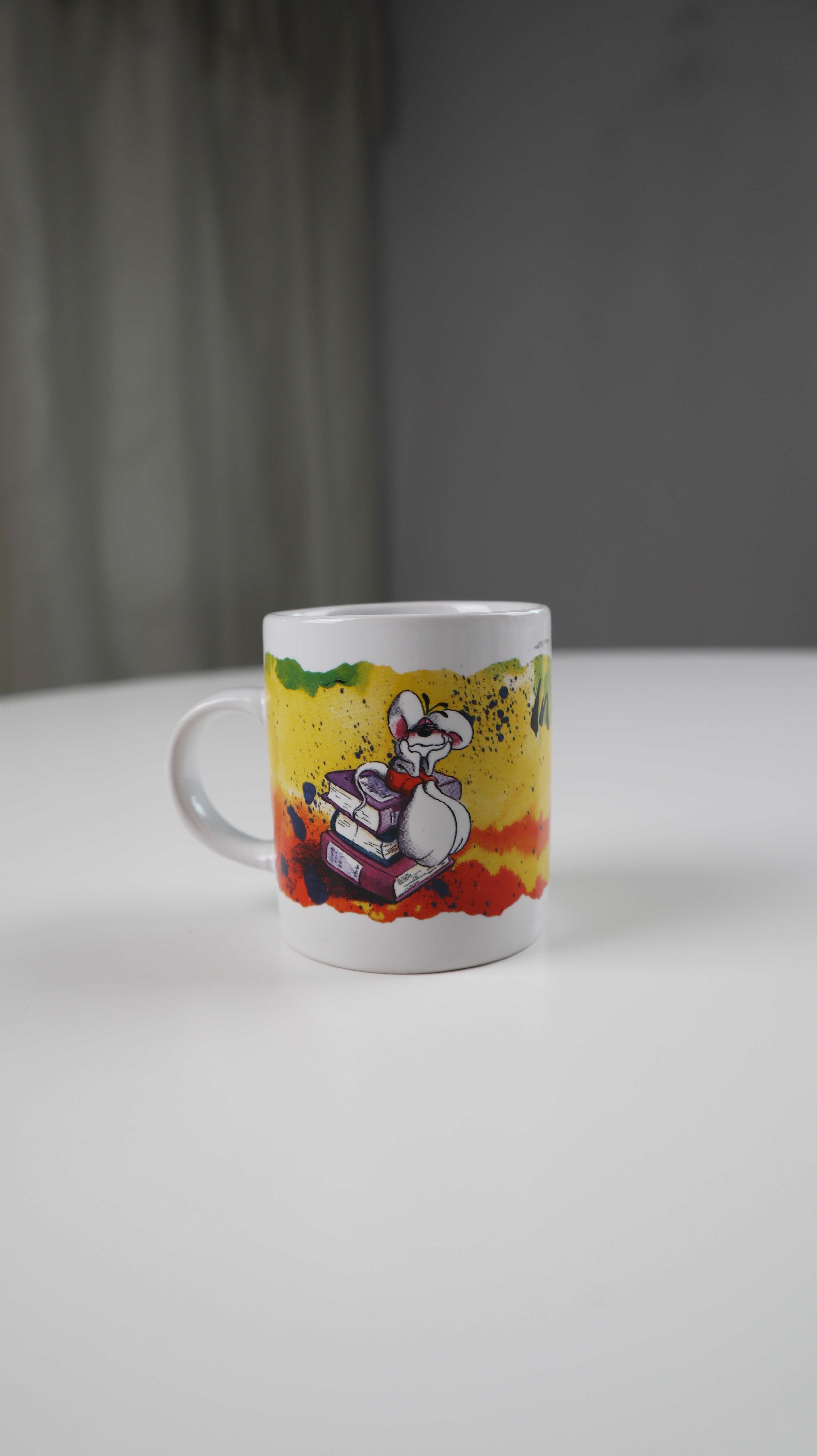 Diddl Espressotasse Tasse gelb 90s Sammeltasse Nostalgie