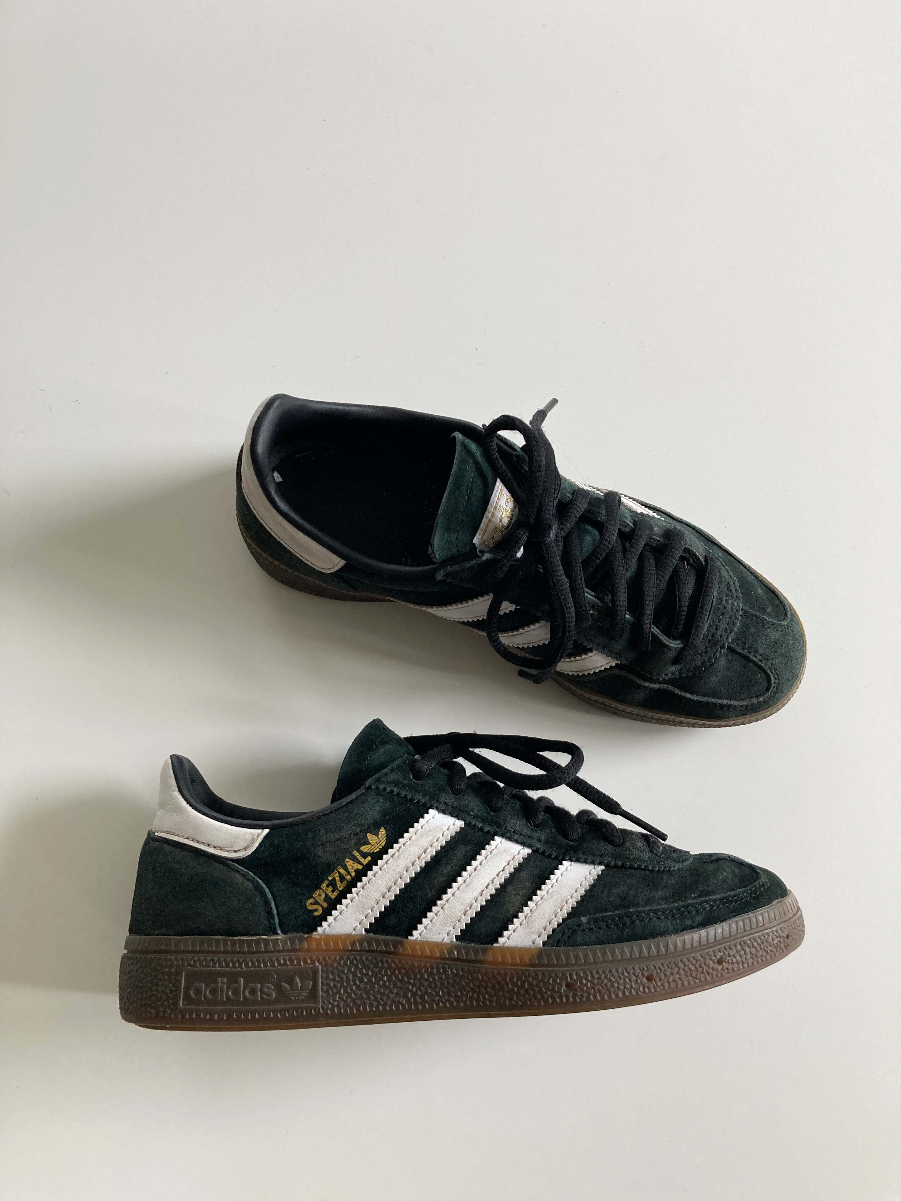 Adidas Samba Spezial Sneaker Turnschuhe Schuhe Schwarz Wildleder 36 Handball