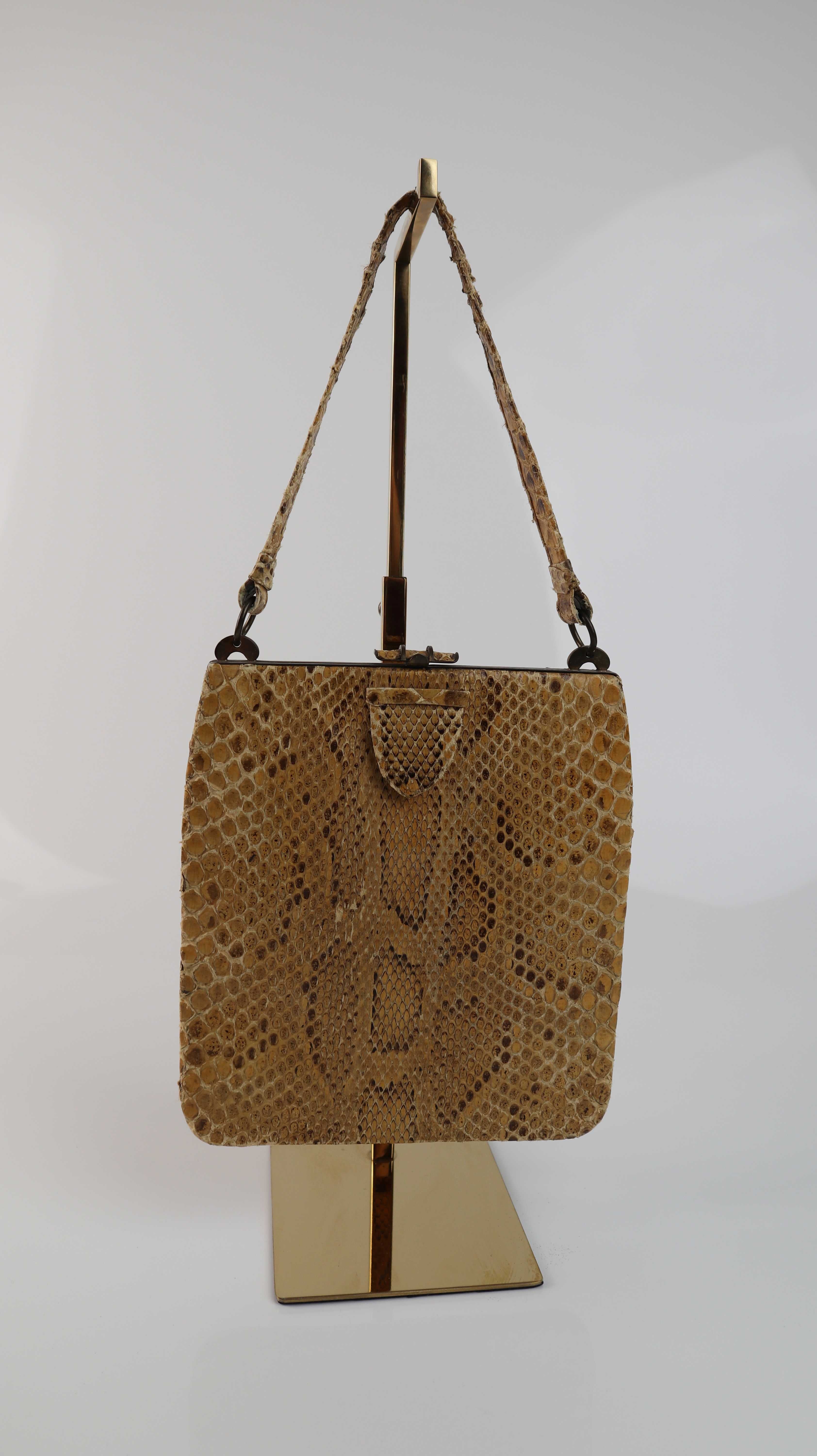 True Vintage Tasche Handtasche Shopper Retro braun