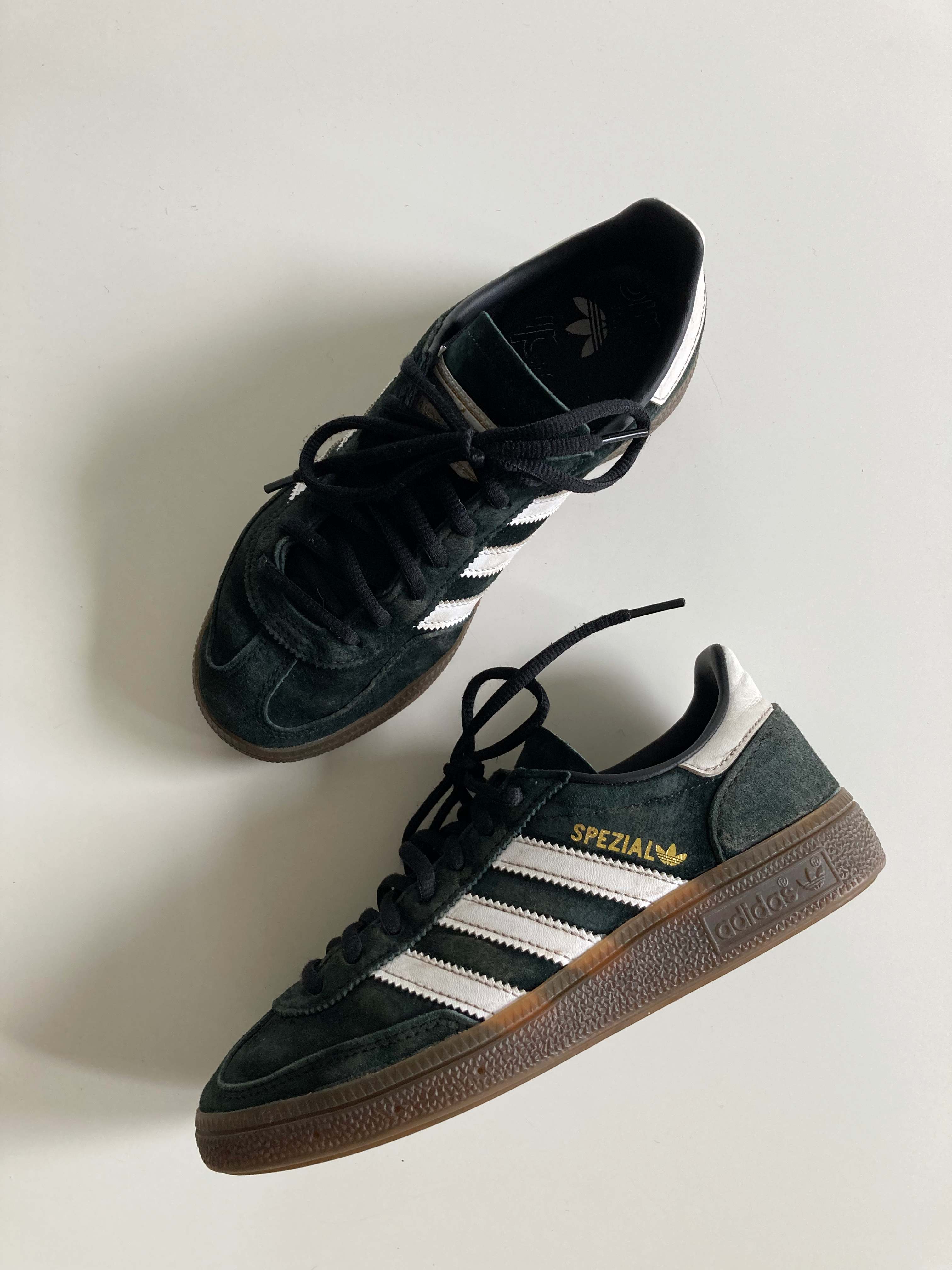 Adidas Samba Spezial Sneaker Turnschuhe Schuhe Schwarz Wildleder 36 Handball