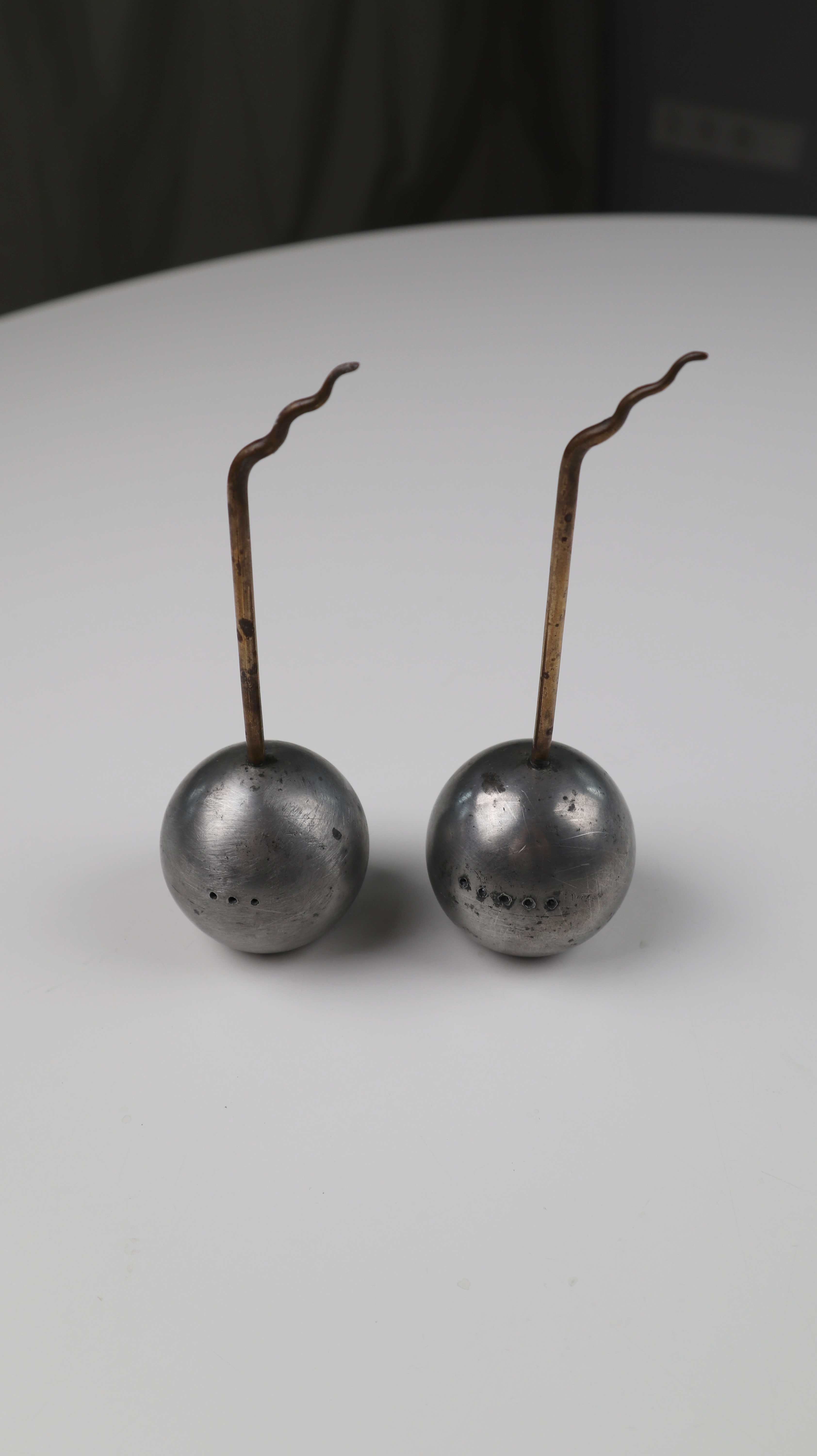 Rolf Nestler Salz und Pfefferstreuer Design Salzstreuer Kugel Chrom Tischgewürze