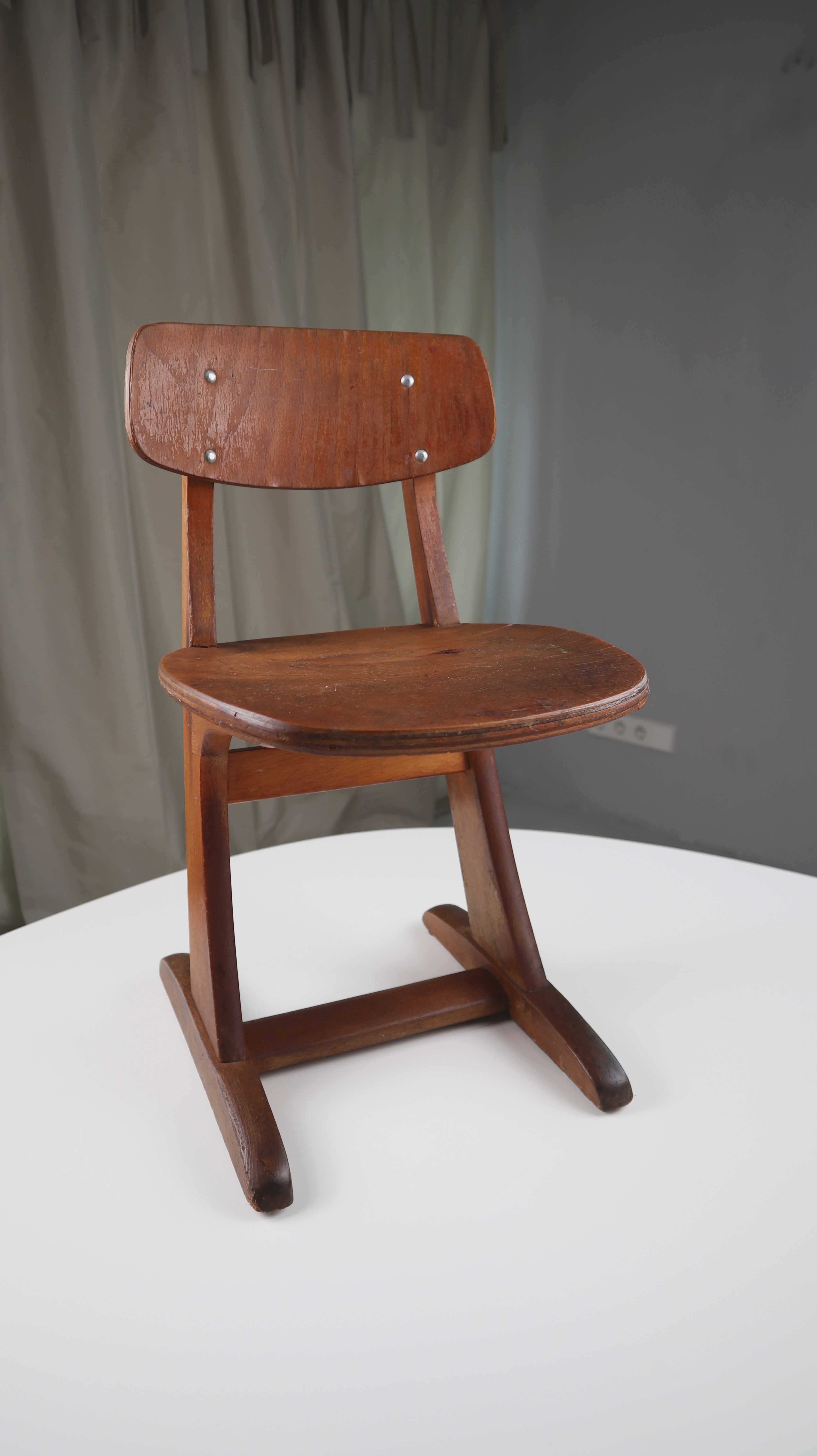 Casala Stuhl Holzstuhl Kinderstuhl Schulstuhl Holz Vintage