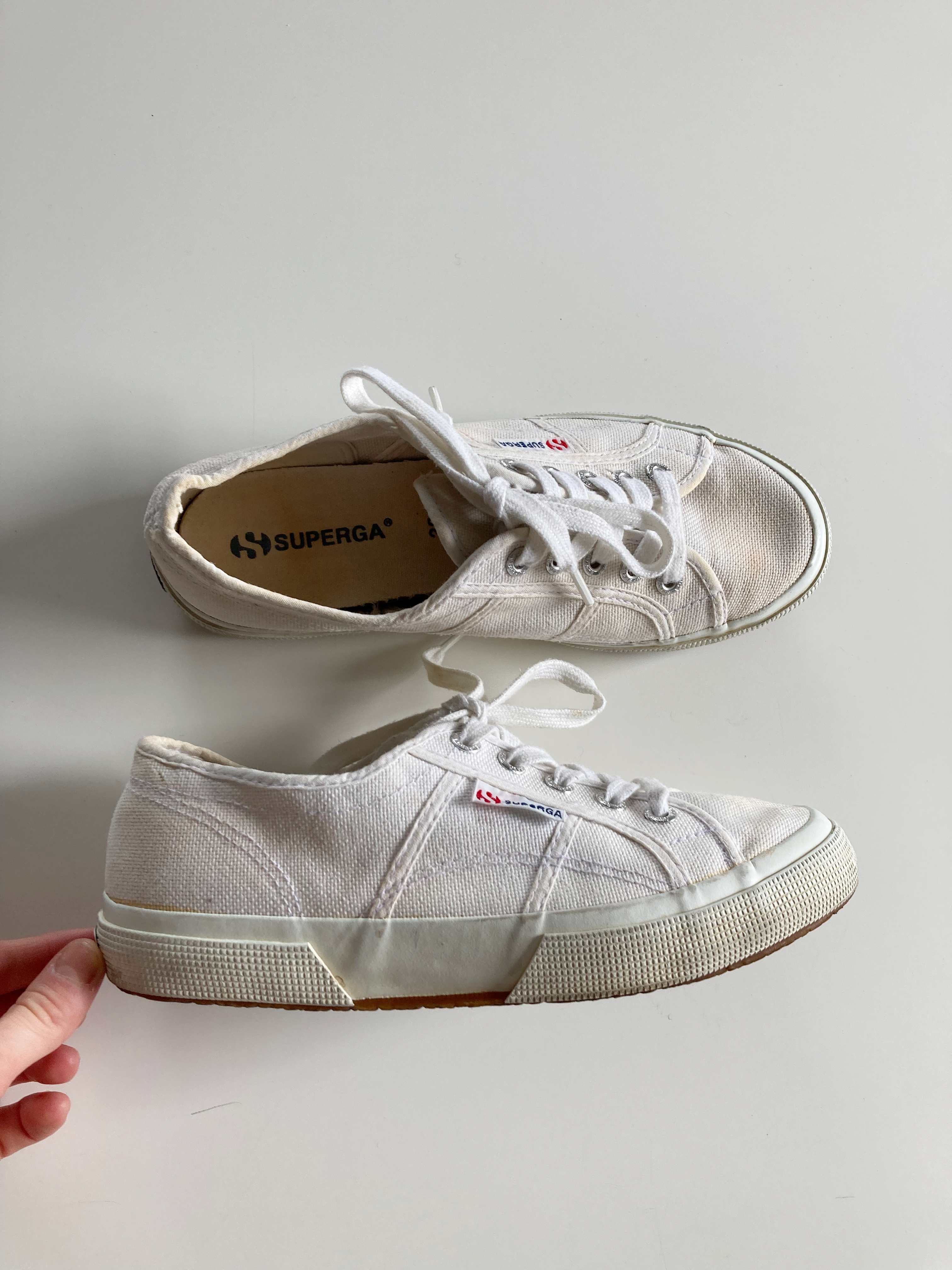 Superga Sneaker weiß Creme Turnschuhe 38 Sommerschuhe