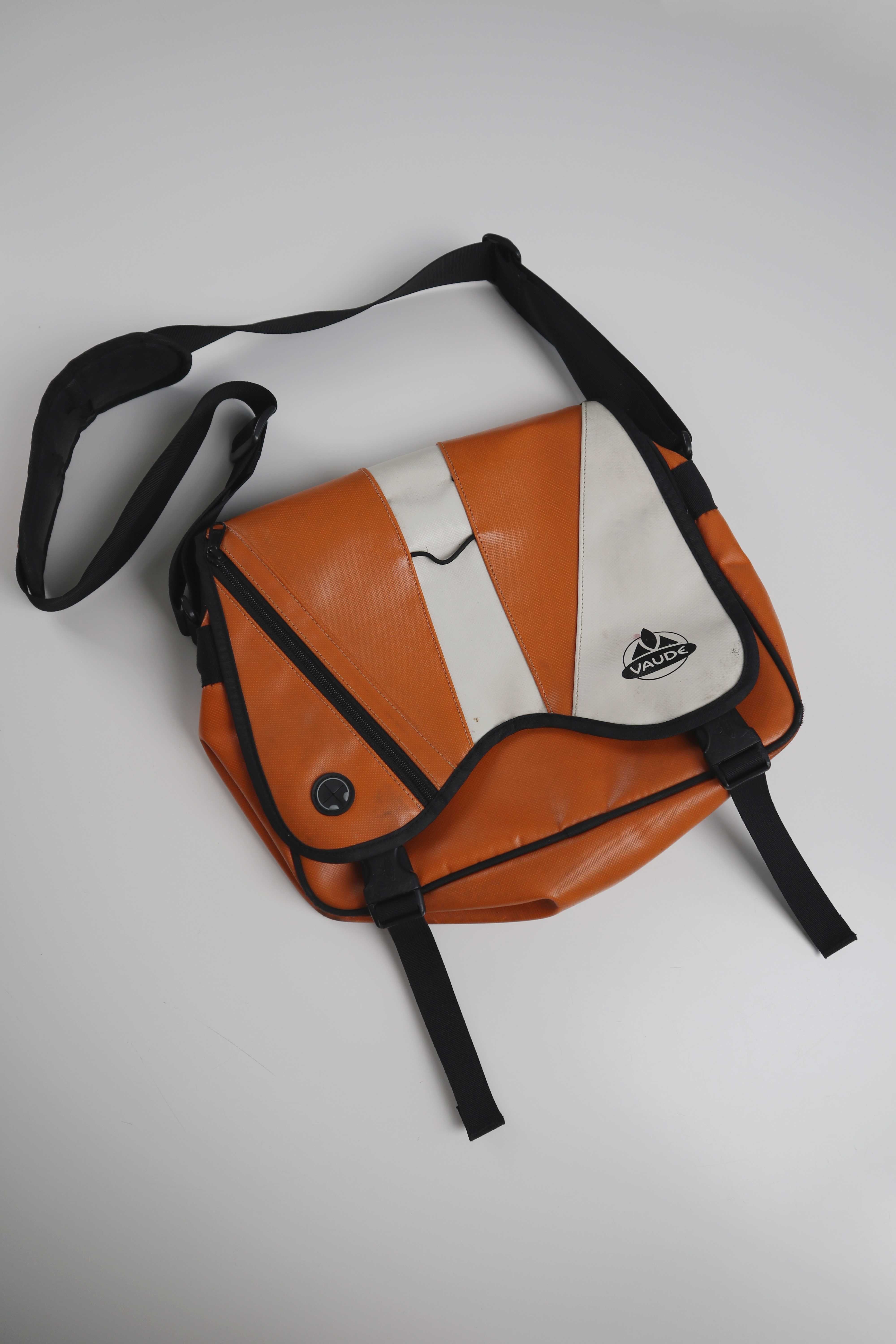 vaude fahrradtaschen orange Vaude Tasche Umhängetasche Planentasche Orange Weiß Fahrradtasche – Handpicked pieces