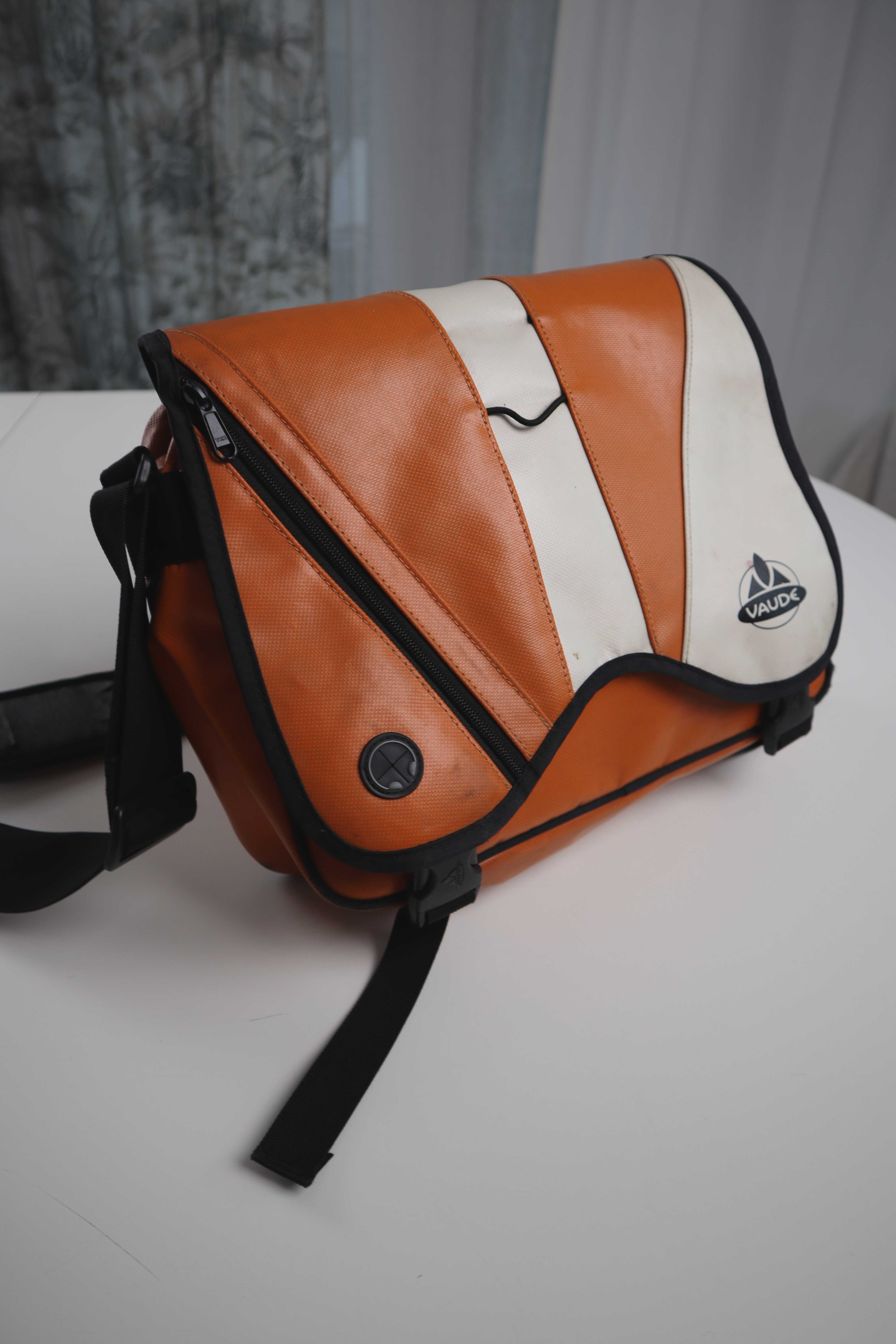 vaude fahrradtaschen orange Vaude Tasche Umhängetasche Planentasche Orange Weiß Fahrradtasche – Handpicked pieces