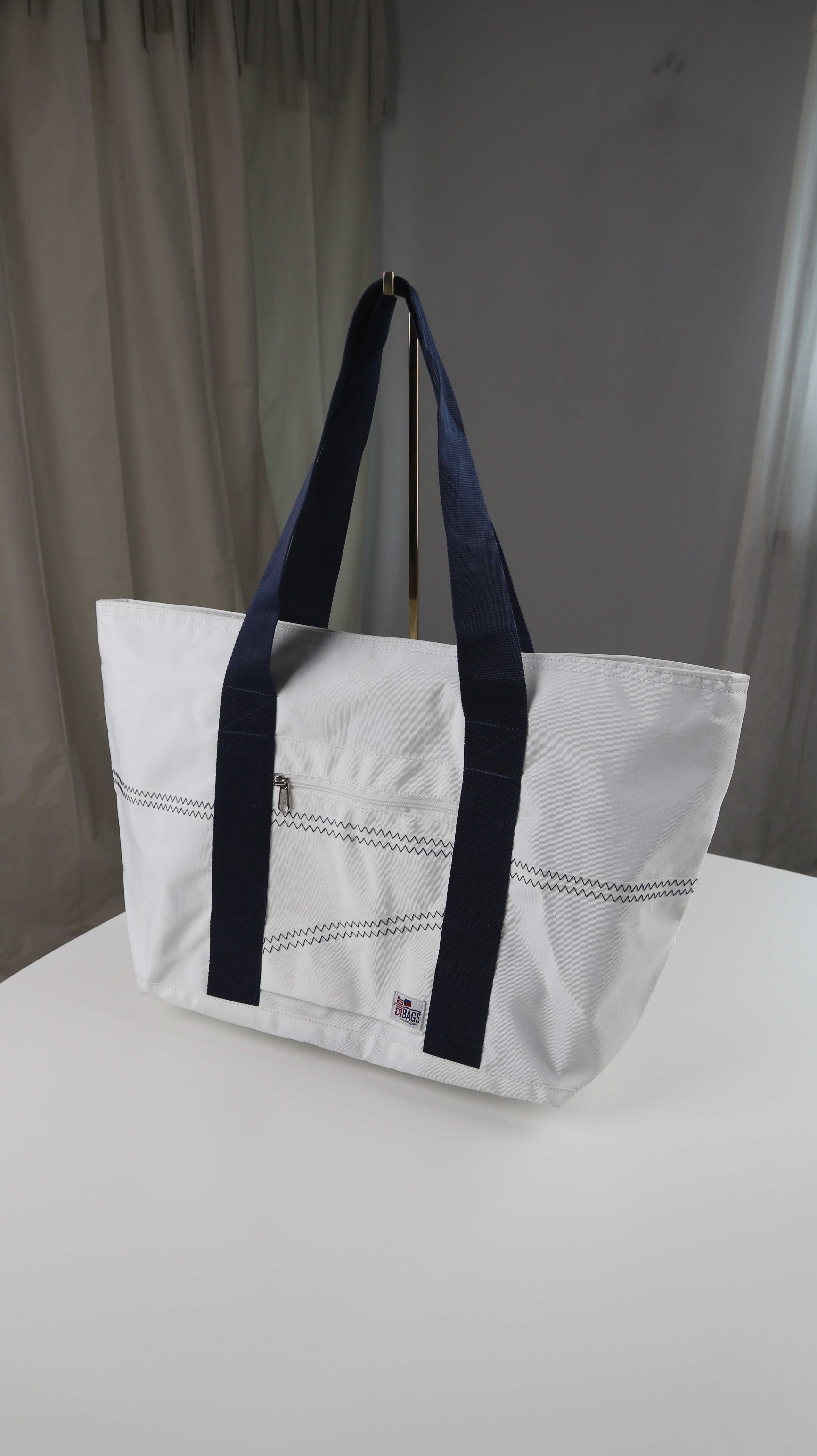 Sailor Bags Tasche Tragetasche Planentasche Segeltasche Segelplane weiß blau