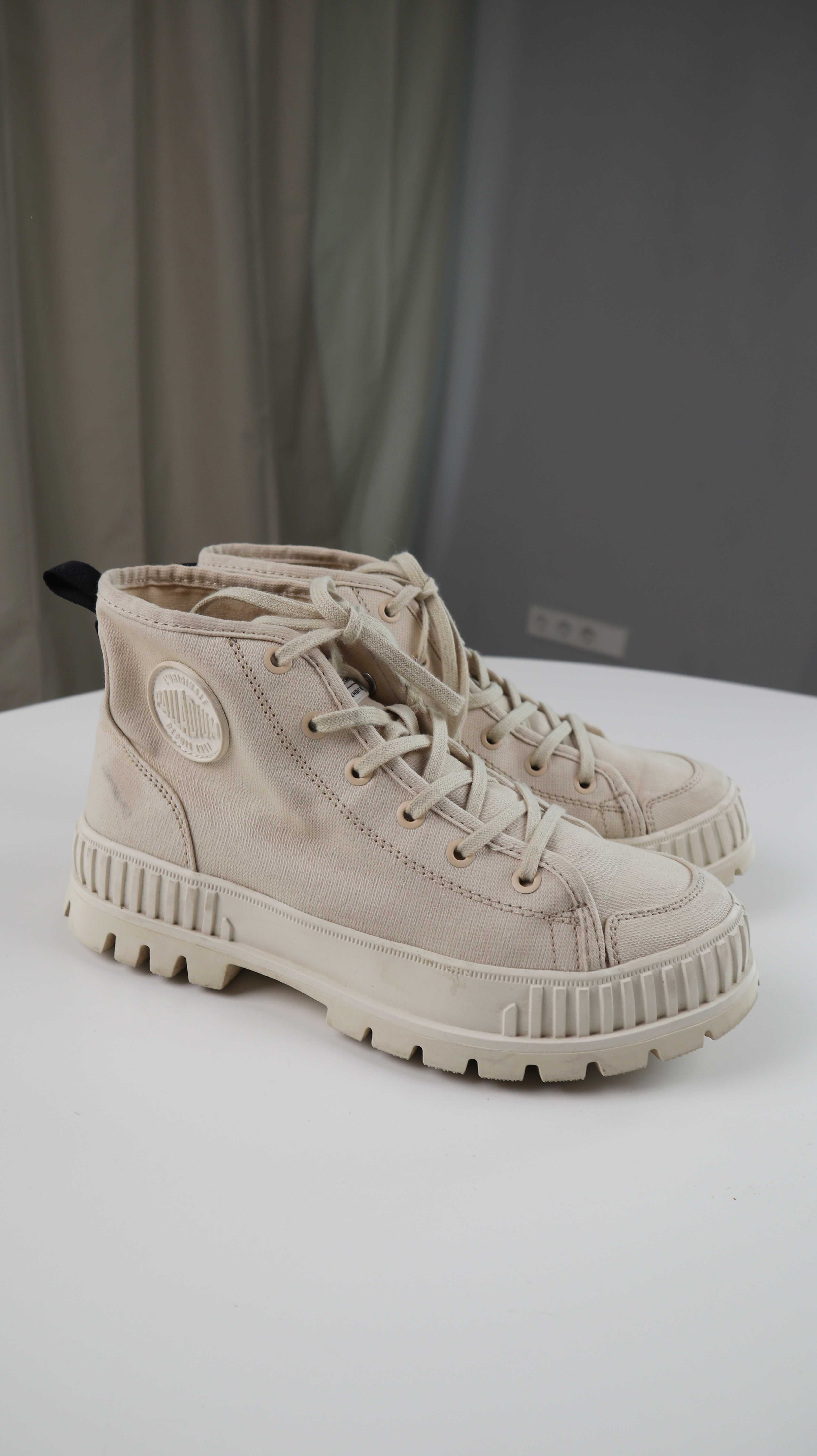 Palladium Stiefel Creme 40 Stiefeletten Boots Sahara Beige