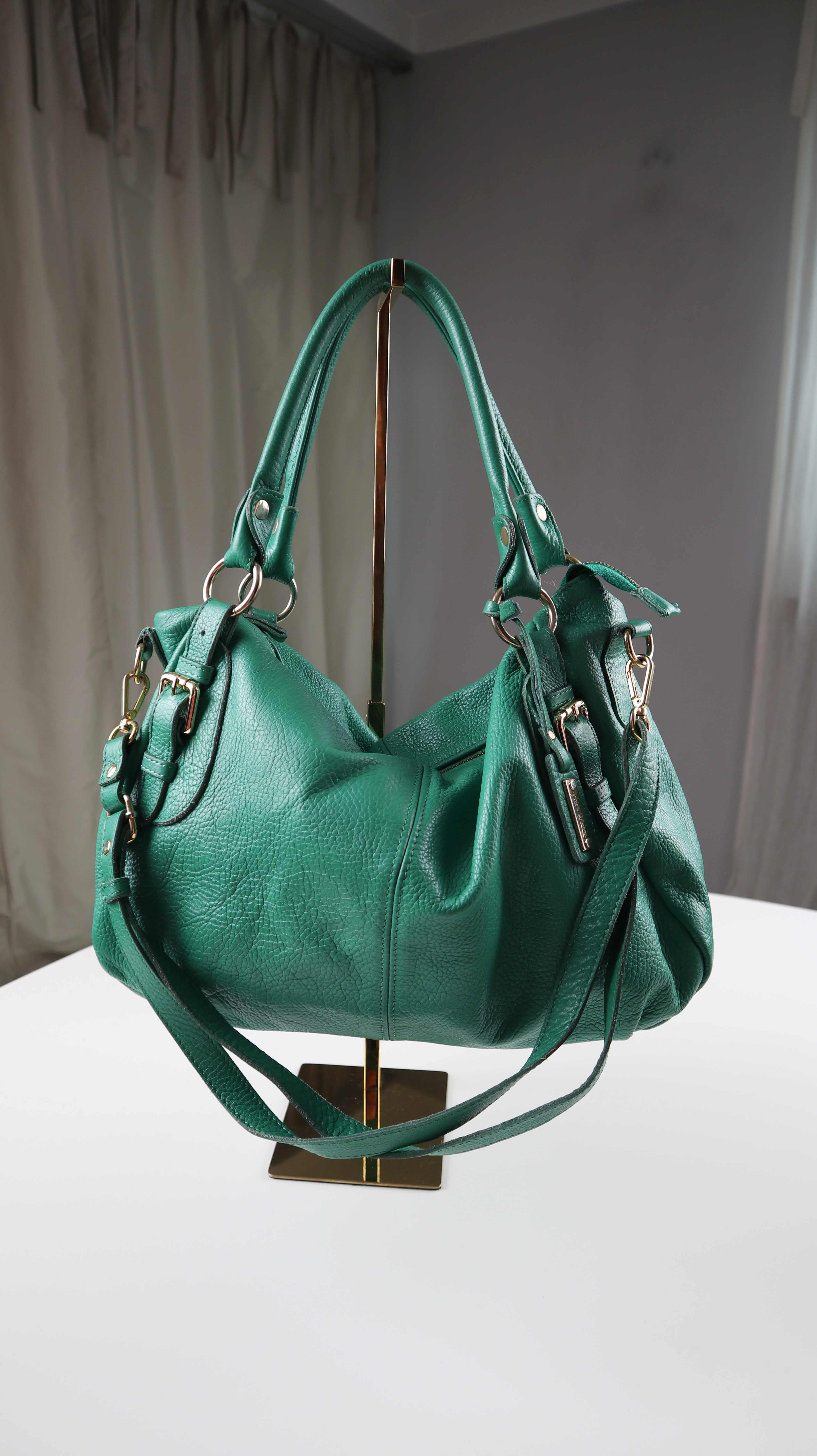 Ledertasche Tasche grün Ledertasche Umhängetasche Handtasche