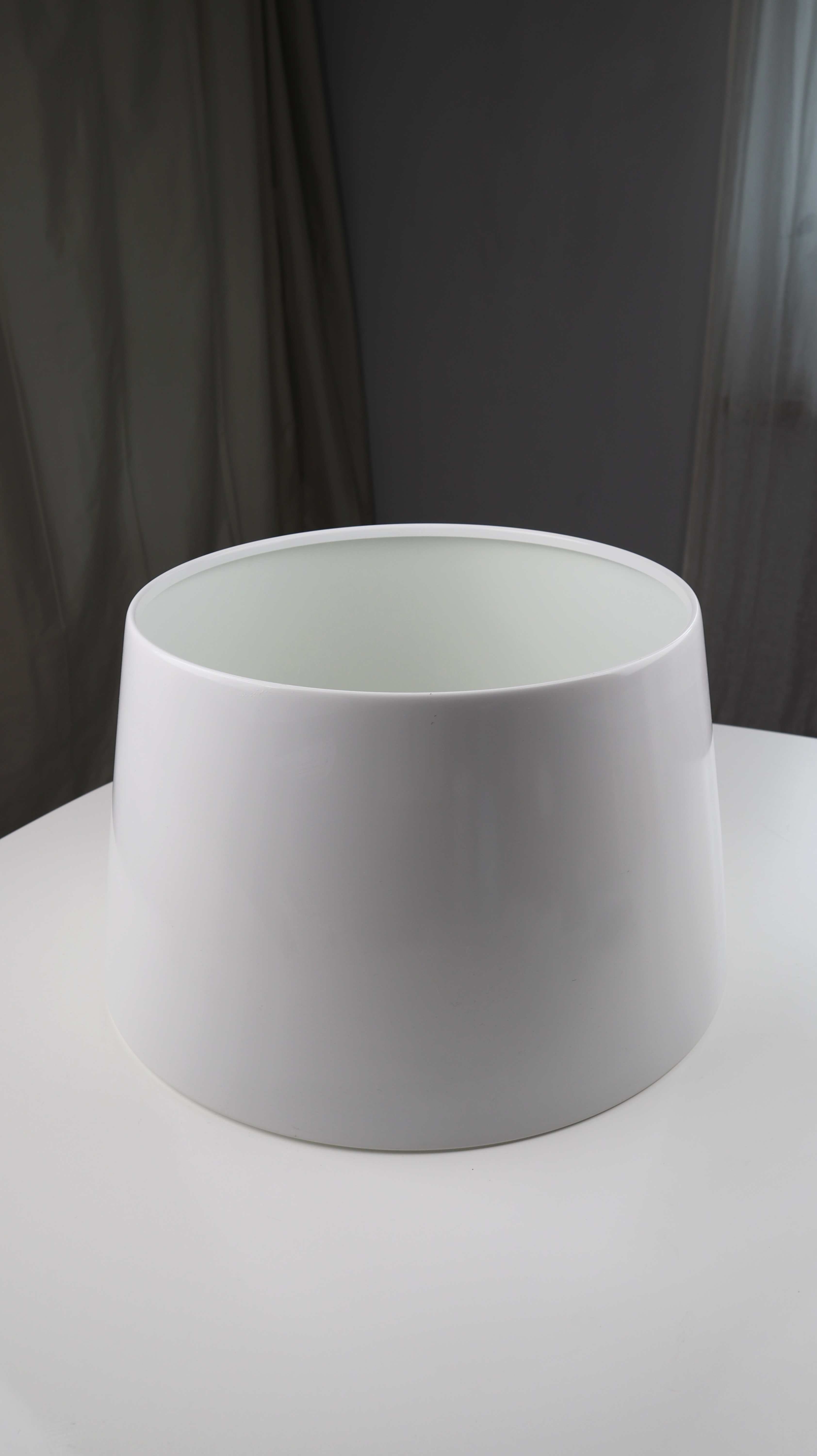 Lampenschirm weiß Metall Metallschirm Deckenlampe