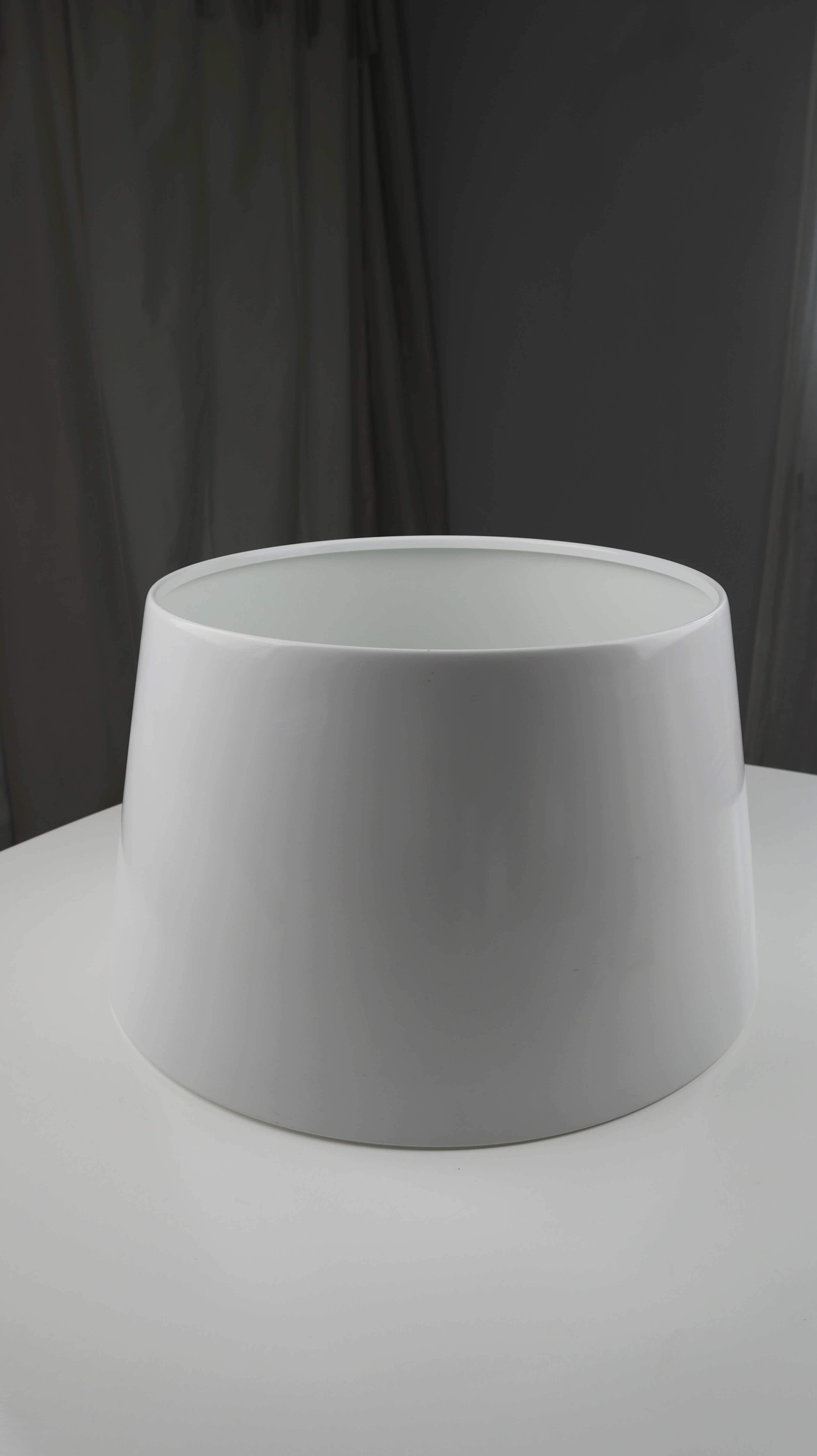 Lampenschirm weiß Metall Metallschirm Deckenlampe