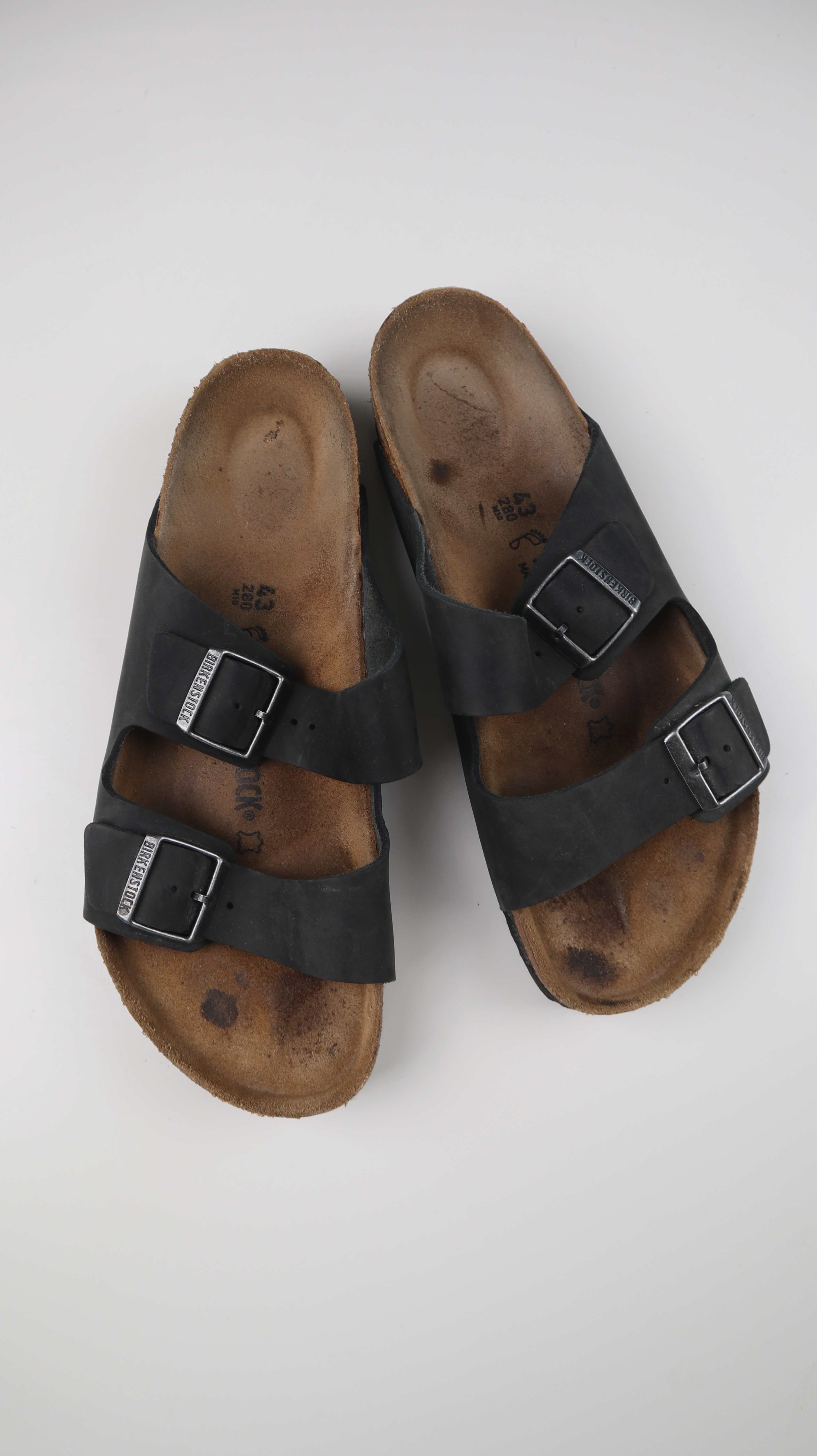 Birkenstock Sandalen Riemensandalette 43 Arizona Grau schwarz