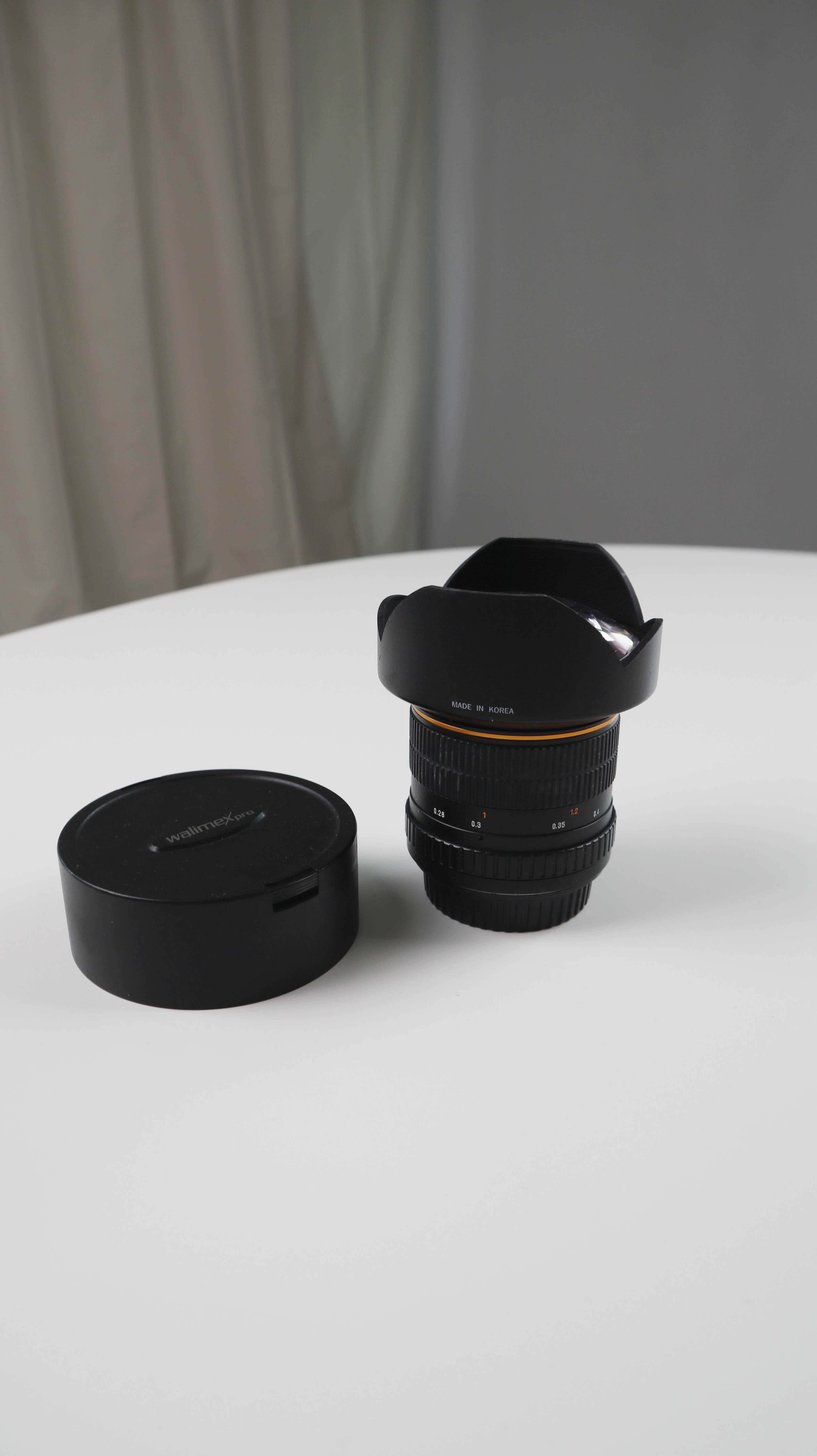 Walimex Pro 14mm f/2.8 ED AS IF UMC - Canon EF Fit Fisheye Weitwinkel