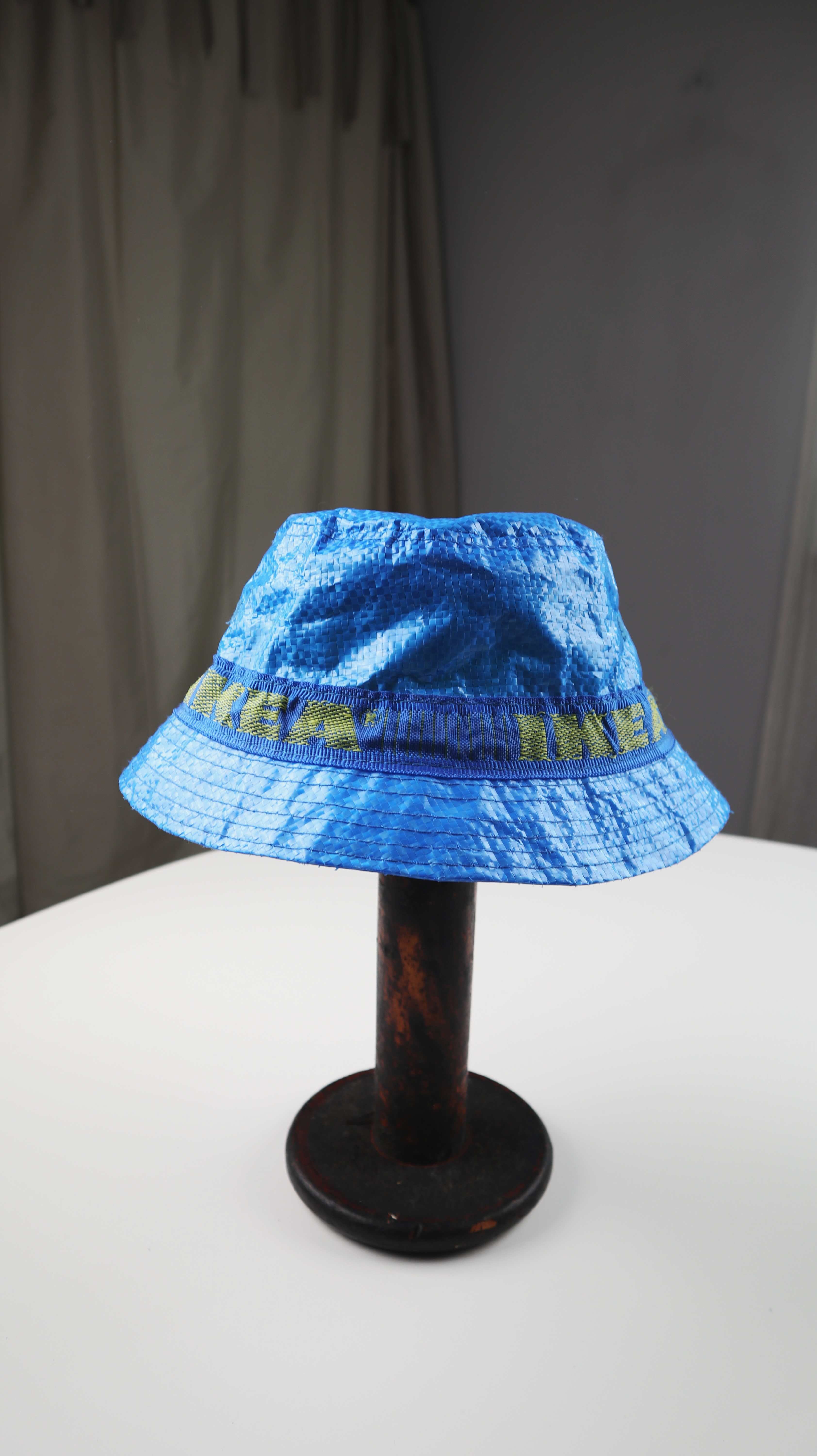 IKEA Hut Kappe blau Regenhut Fischerhut Bucket hat