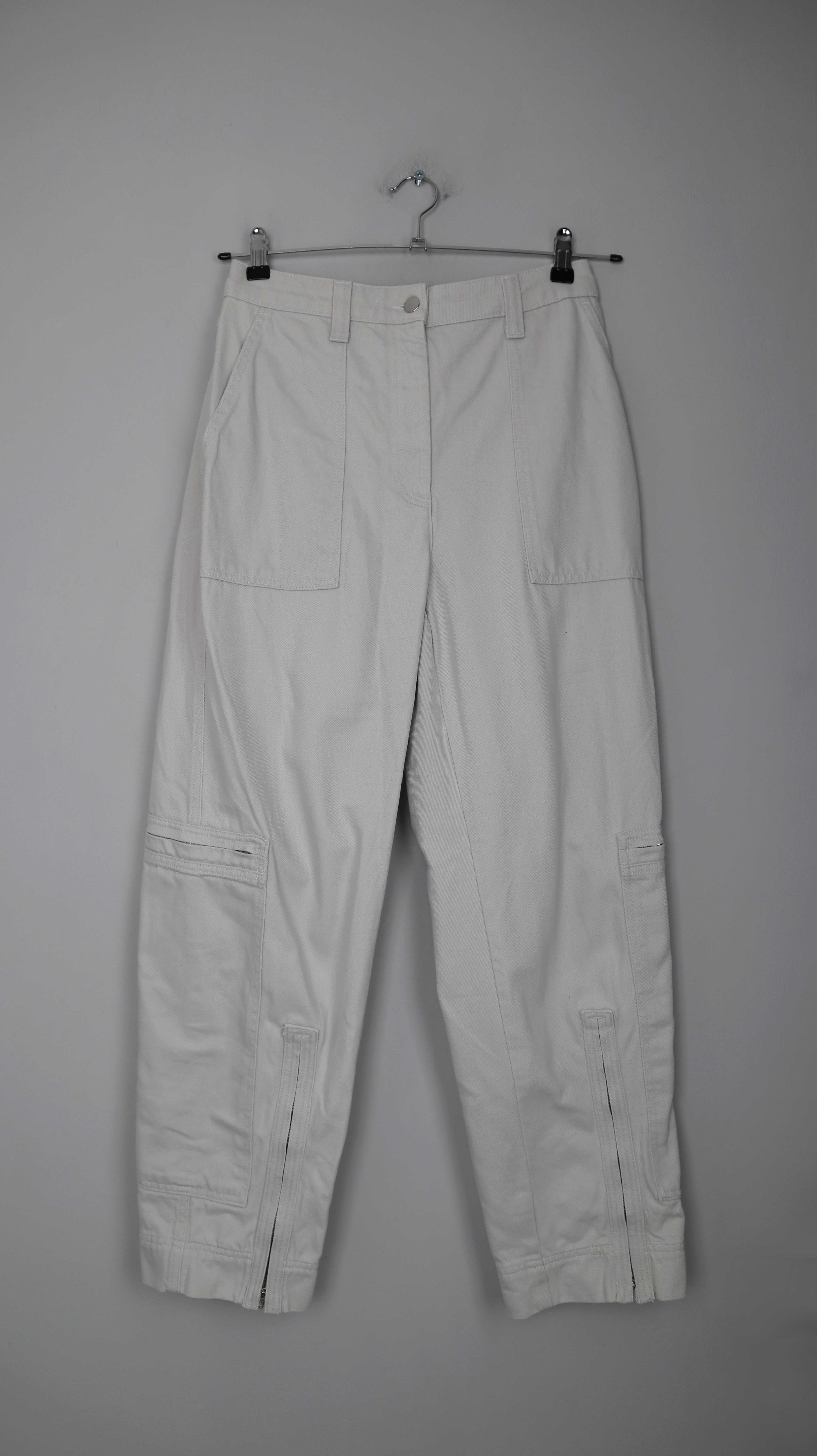 H&M Hose grau Ballon Stoffhose 38 M high waist