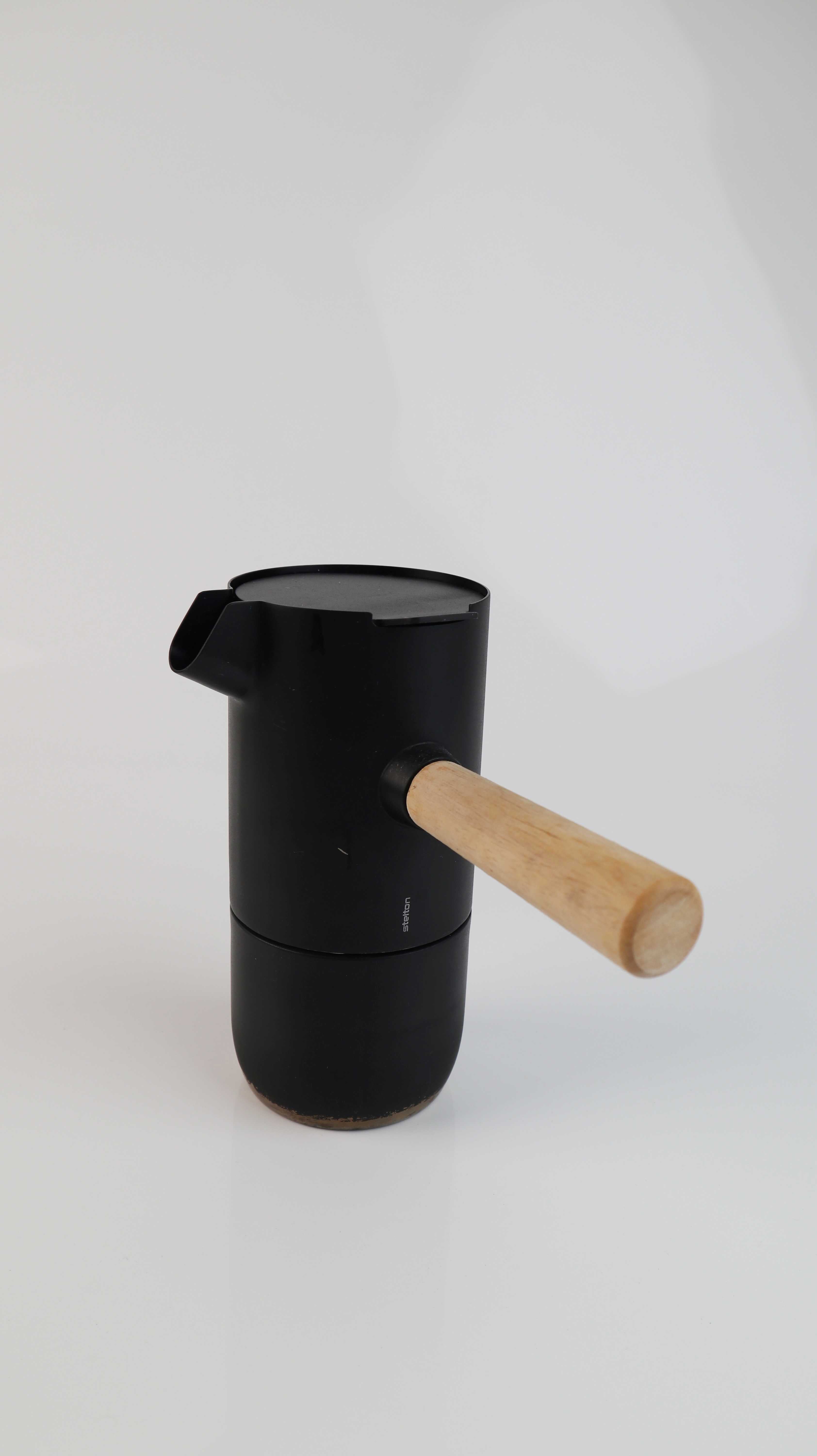 Stelton Moka Pot Espressozubereiter schwarz Collar 0,25 Liter