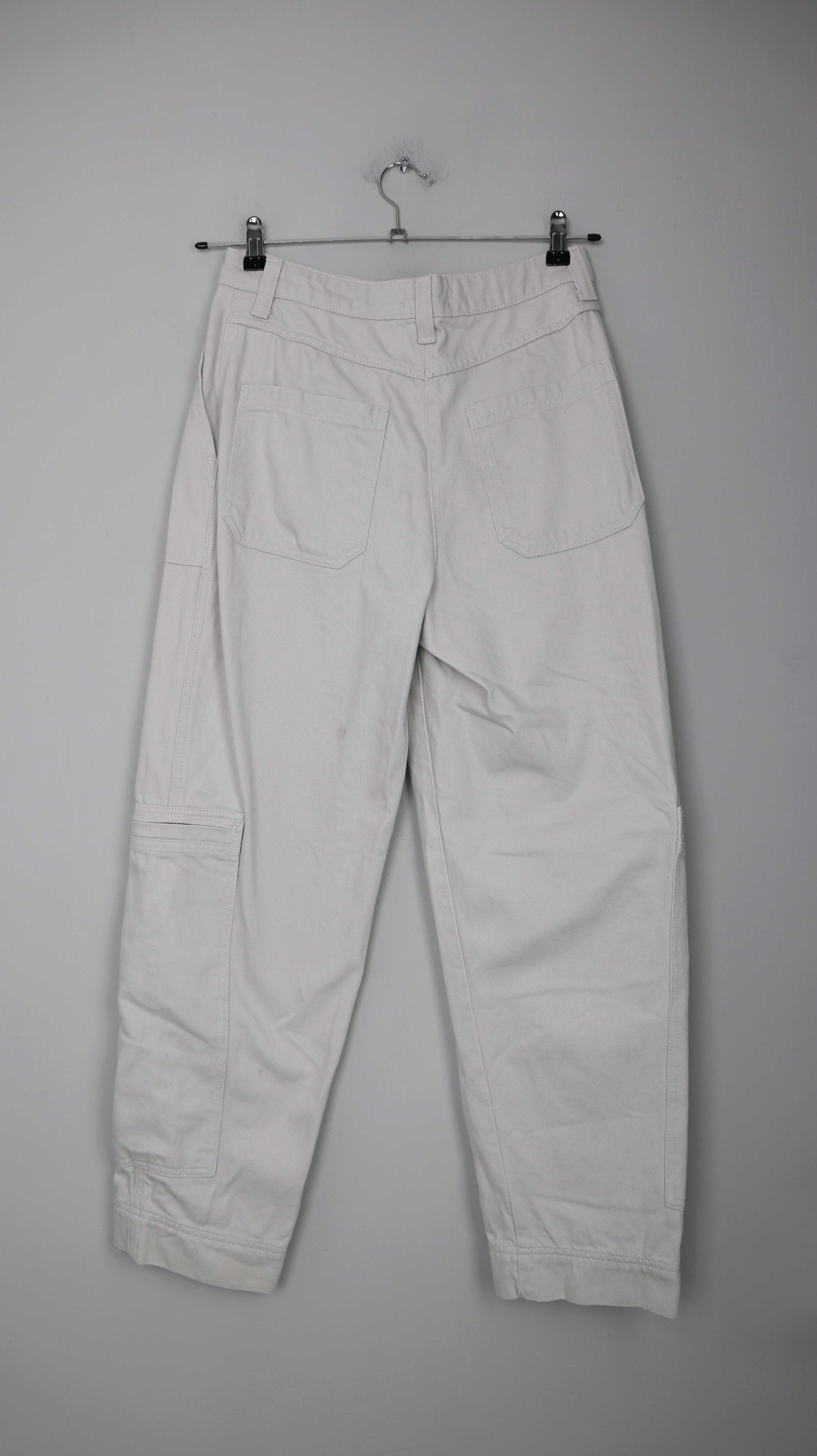 H&M Hose grau Ballon Stoffhose 38 M high waist