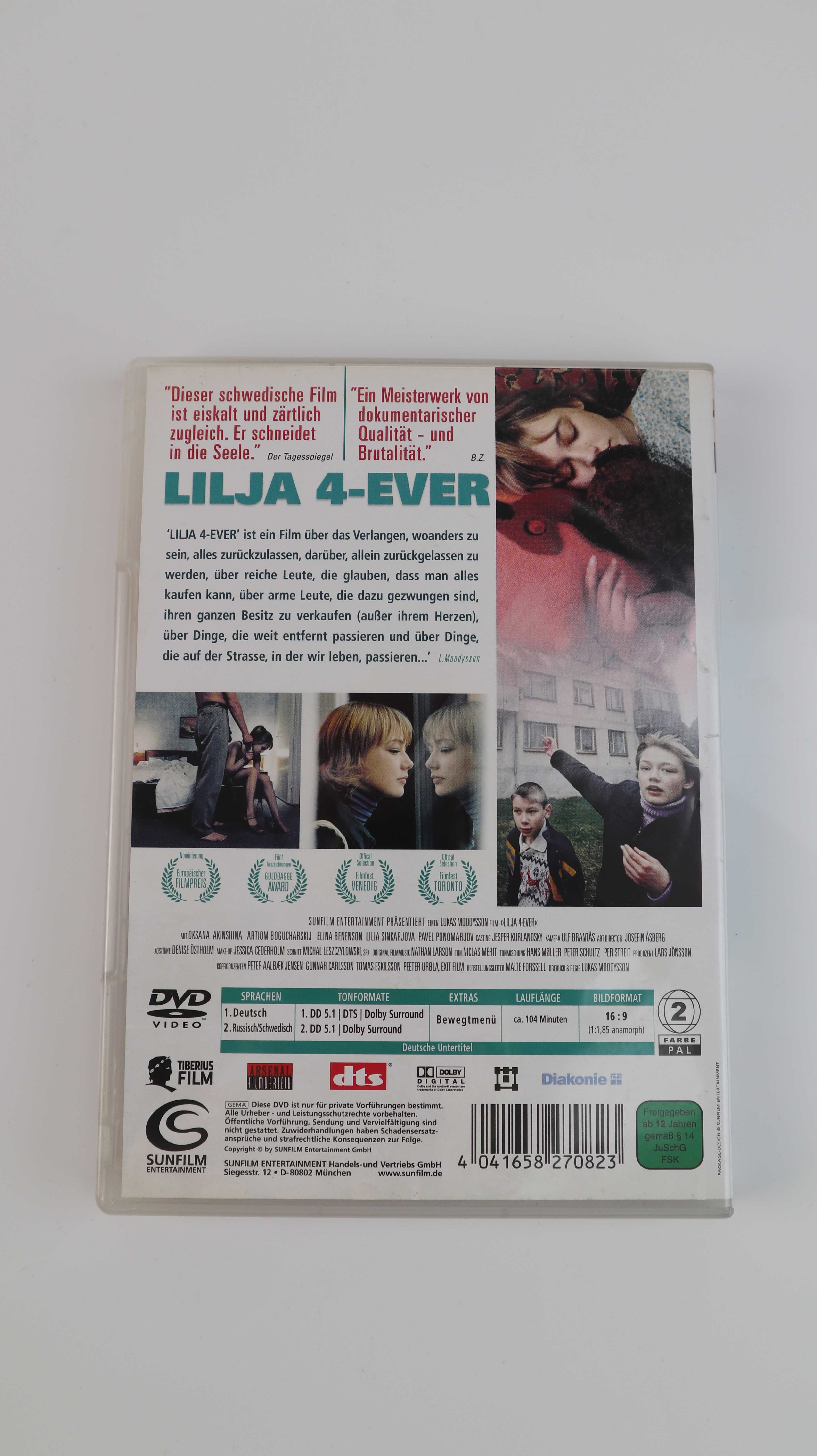Lilja 4-Ever Film DVD