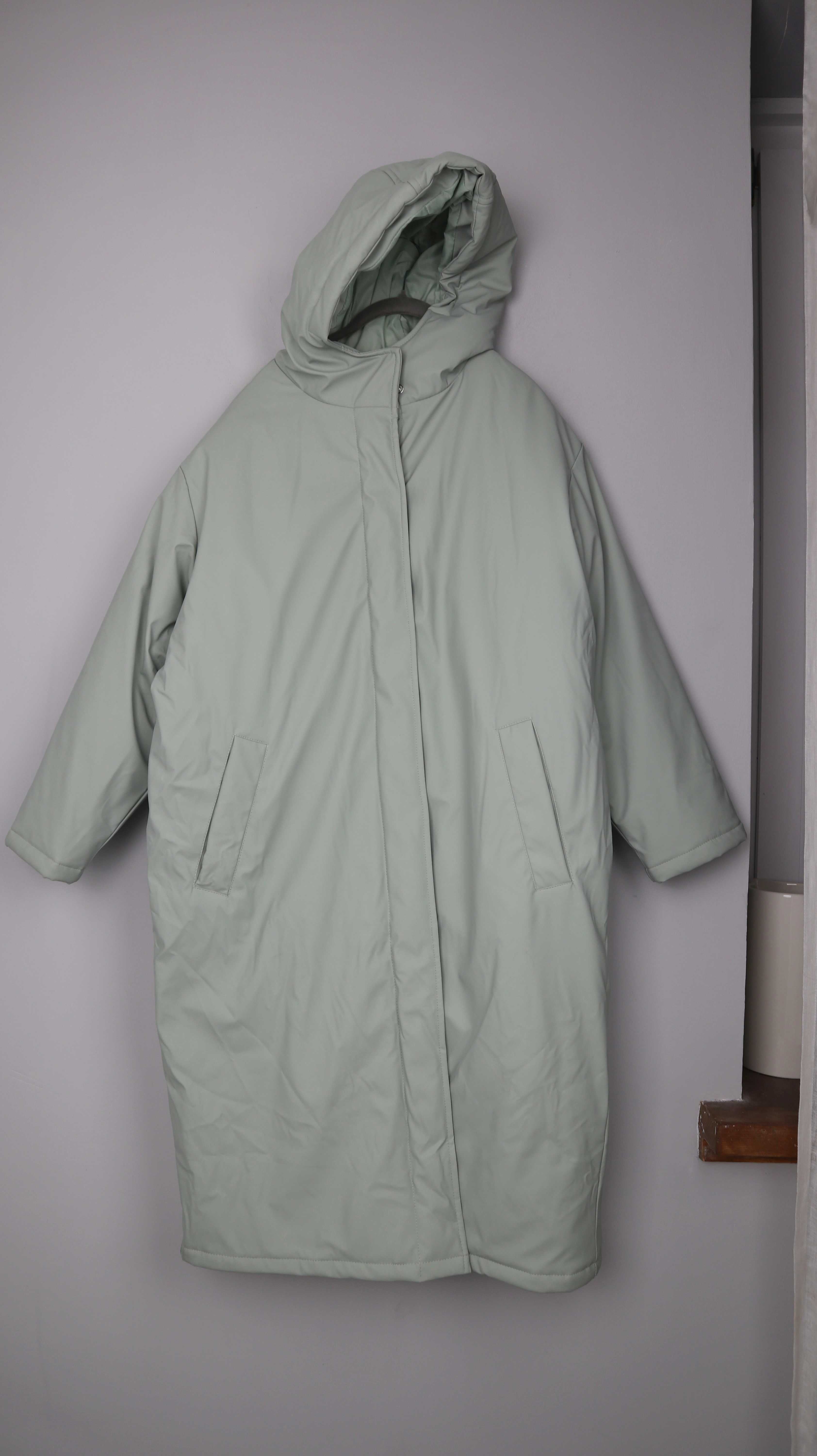 Asos Design Mantel Steppjacke Mint Türkis Grün 38 M Regenmantel