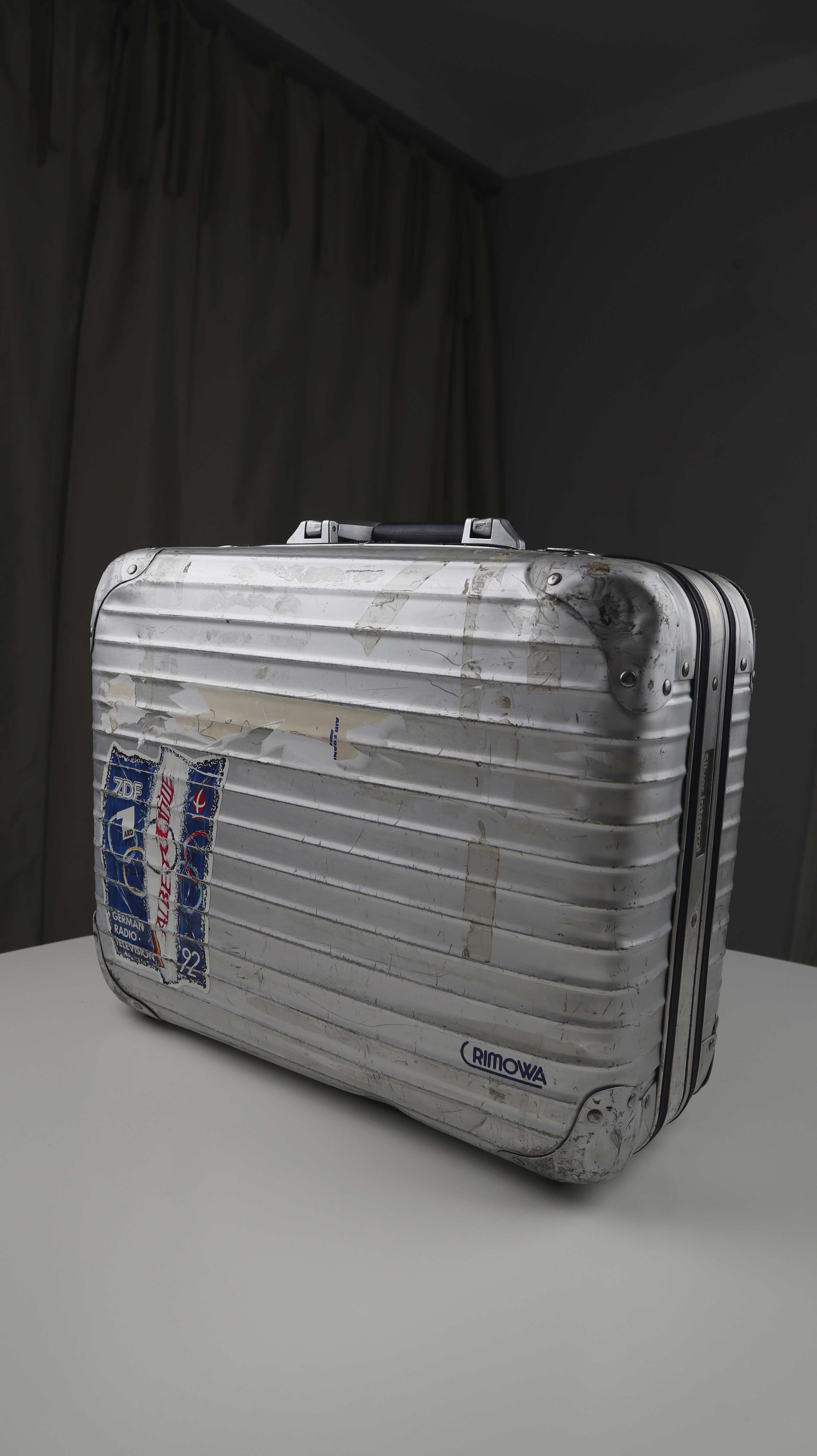Rimowa Koffer Hartschale Handgepäck Silver Integral Vintage Aluminium