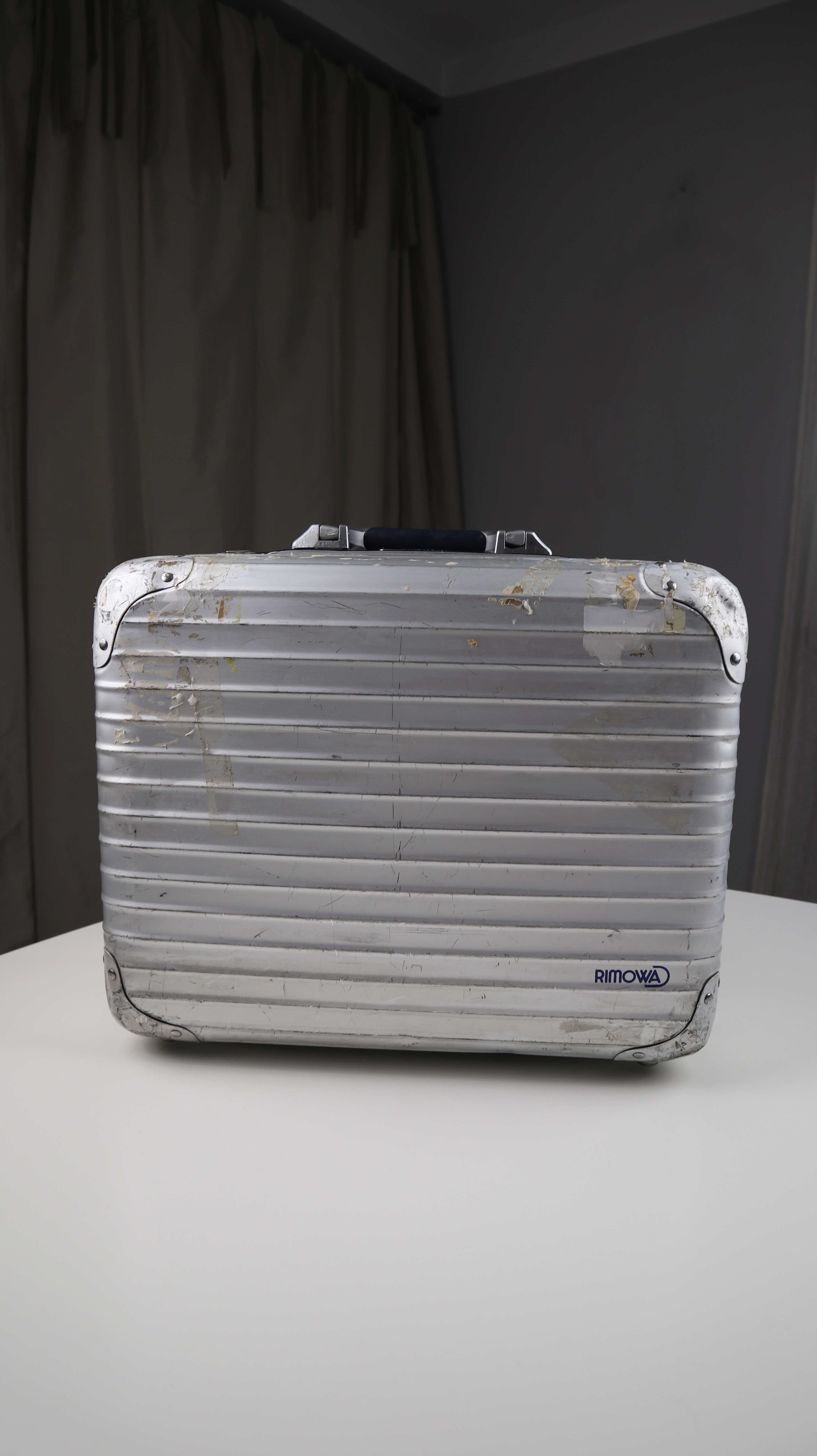 Rimowa Koffer Hartschale Handgepäck Silver Integral Vintage Aluminium