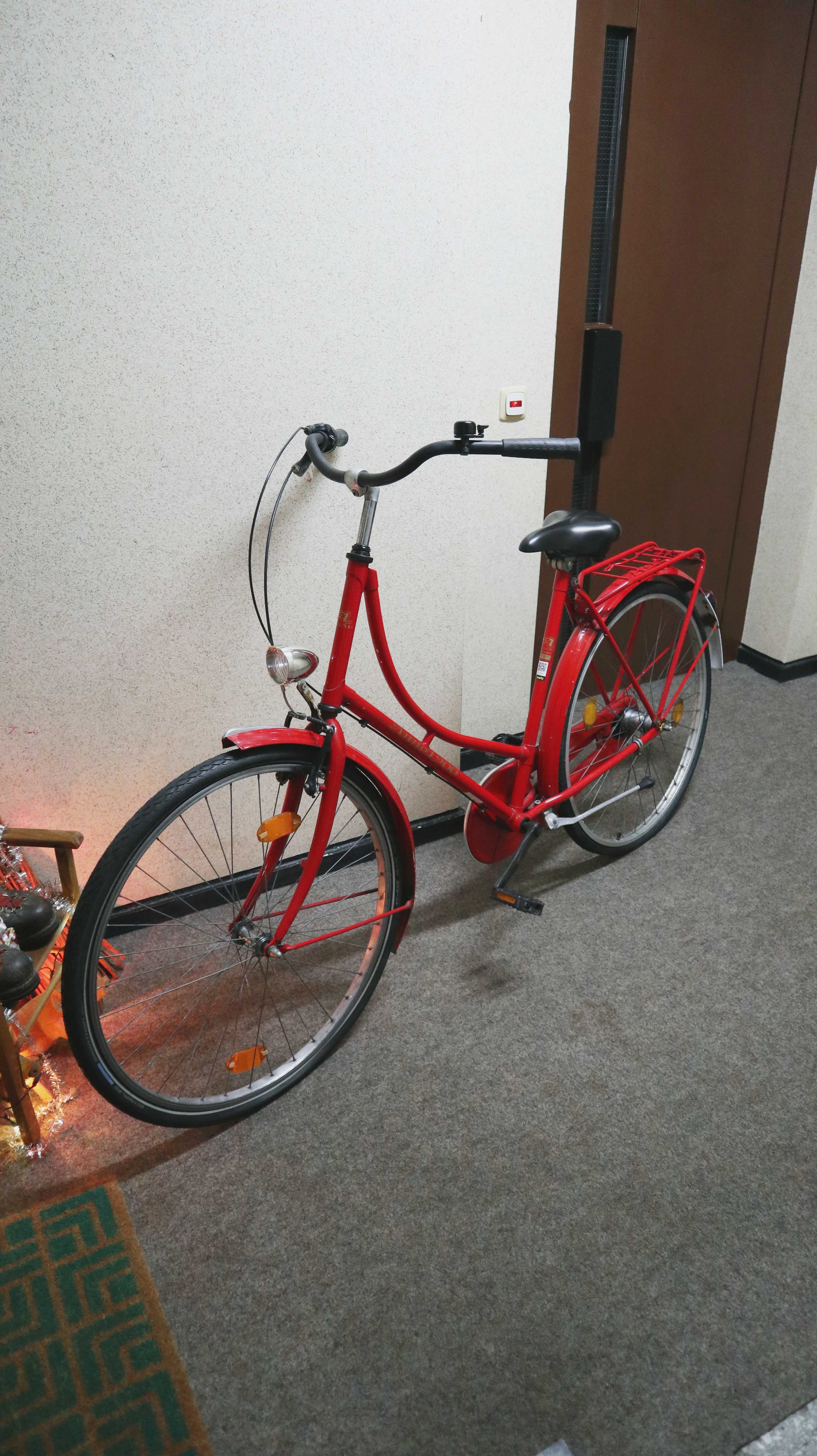 Fahrrad Damenfahrrad Hollandrad rot Nostalgie 28 Zoll Citybike Anno 19 – Handpicked pieces