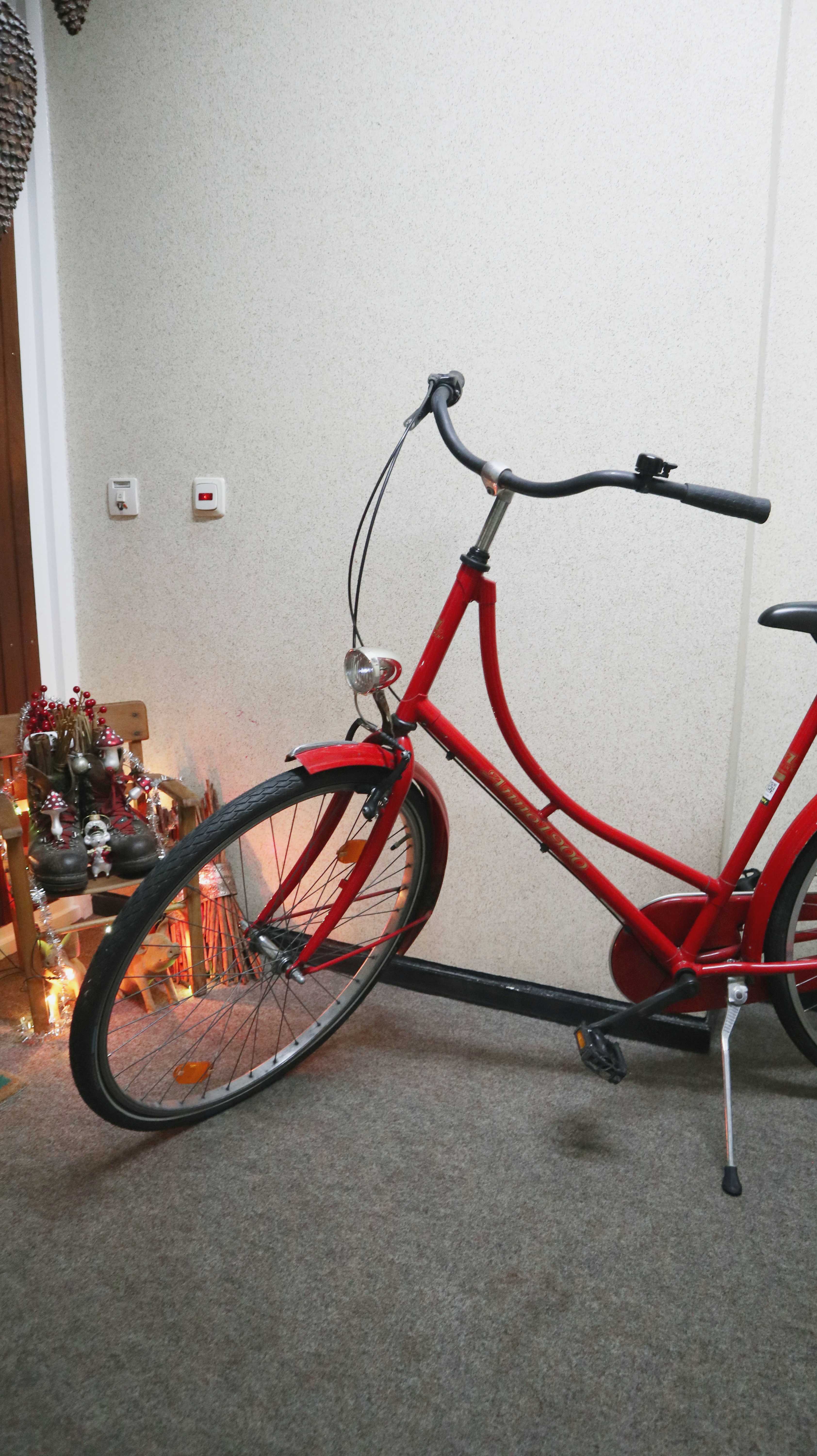 Fahrrad Damenfahrrad Hollandrad rot Nostalgie 28 Zoll Citybike Anno 19 – Handpicked pieces