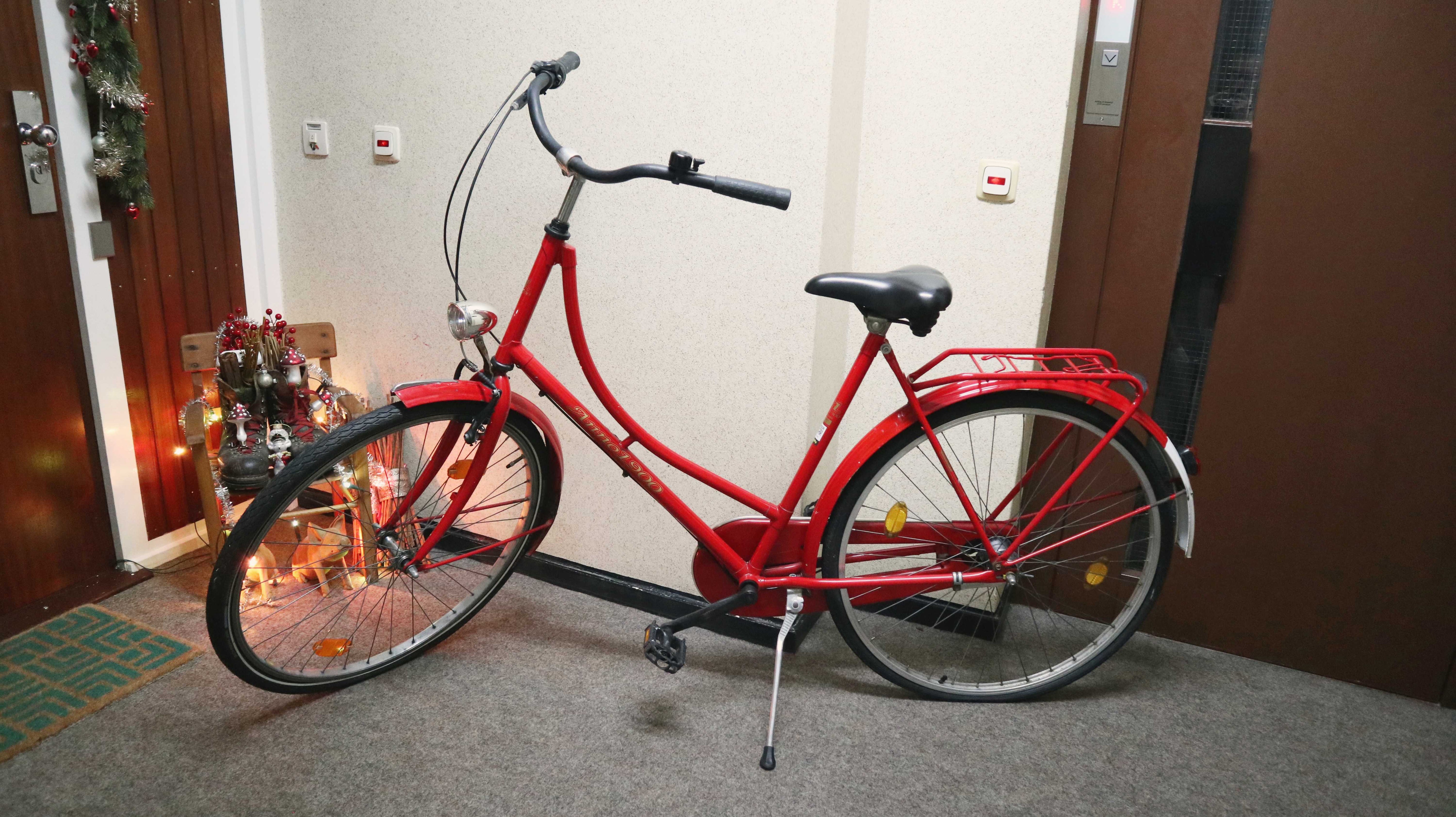 Fahrrad Damenfahrrad Hollandrad rot Nostalgie 28 Zoll Citybike Anno 19 – Handpicked pieces