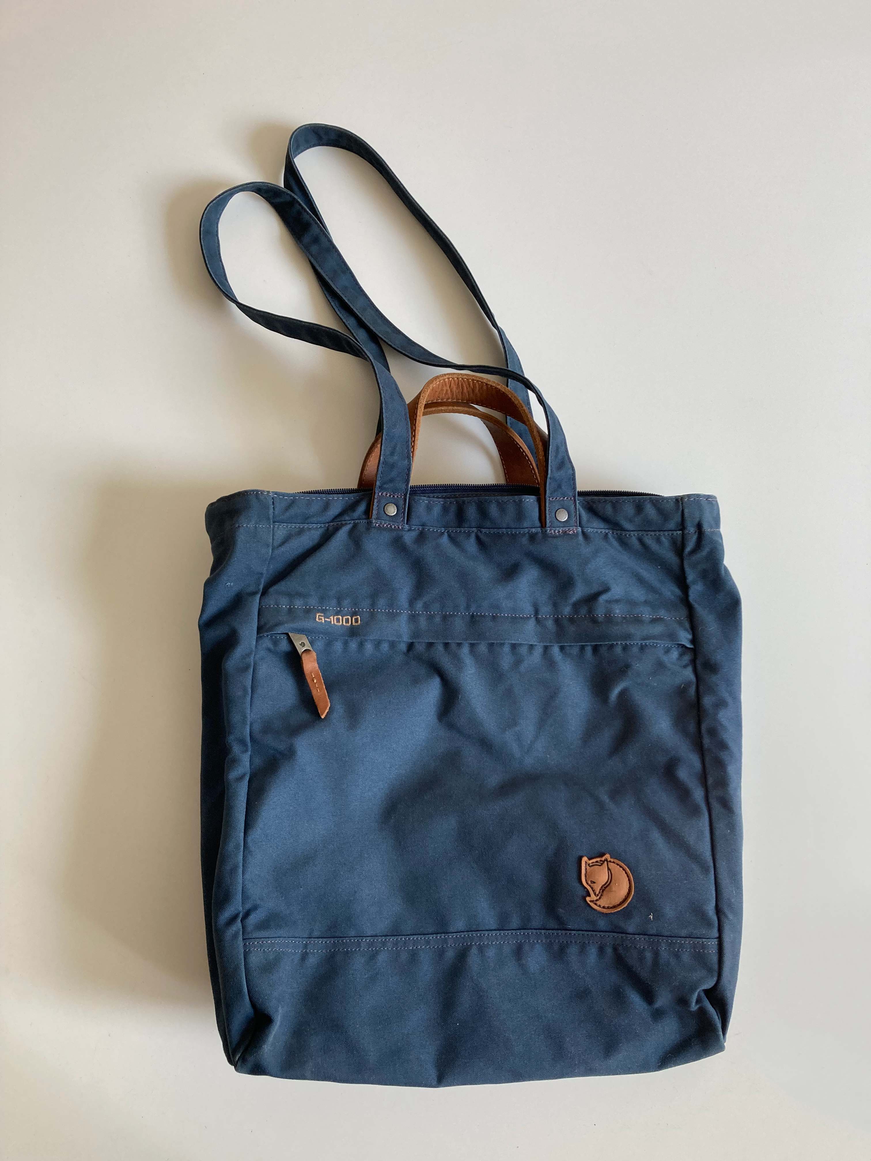 Fjällräven Rucksack Tasche Blau dunkelblau G-1000 Tragetasche