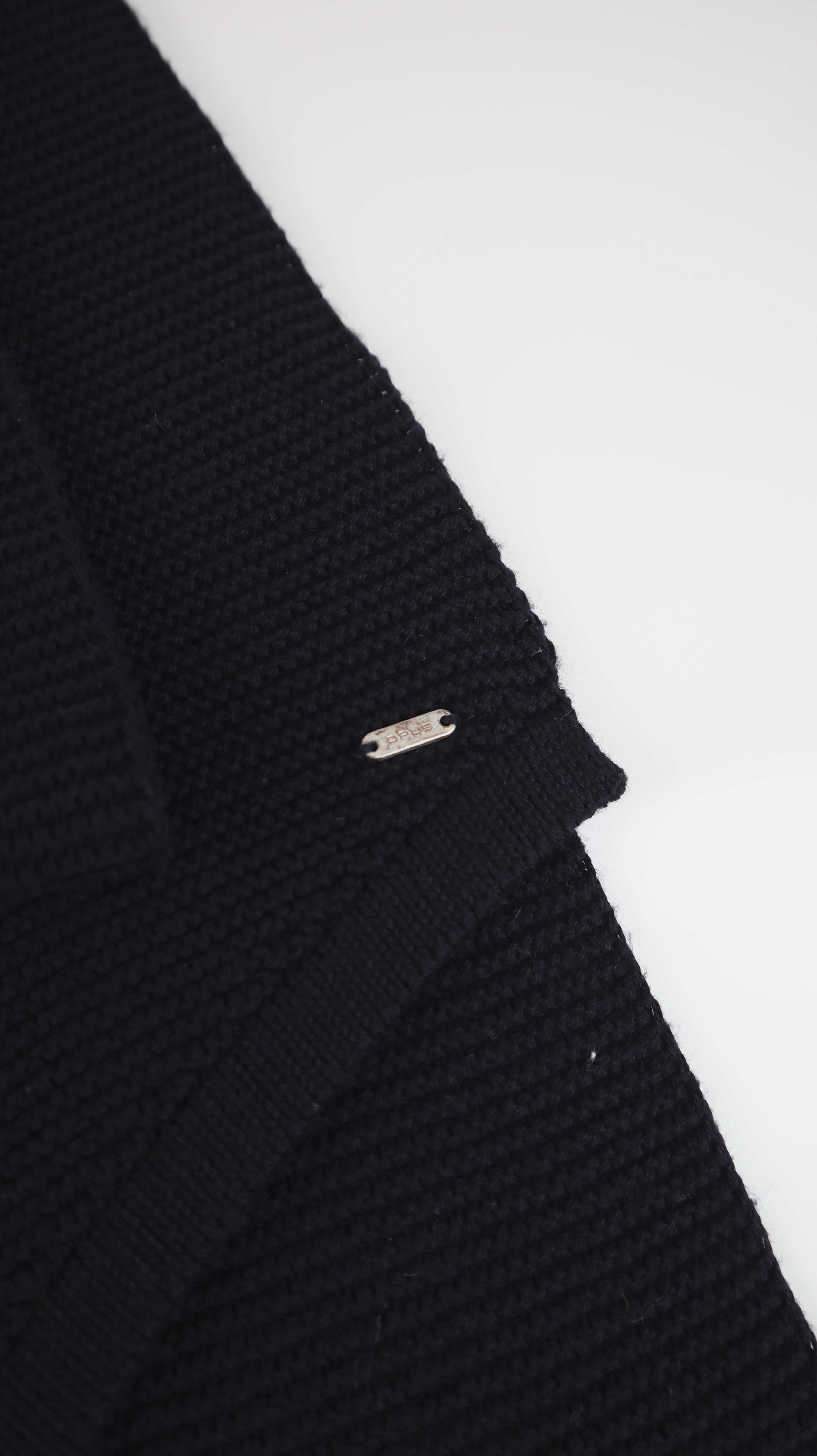 Opus Schal Tuch Blau dunkelblau Marineblau Baumwollschal