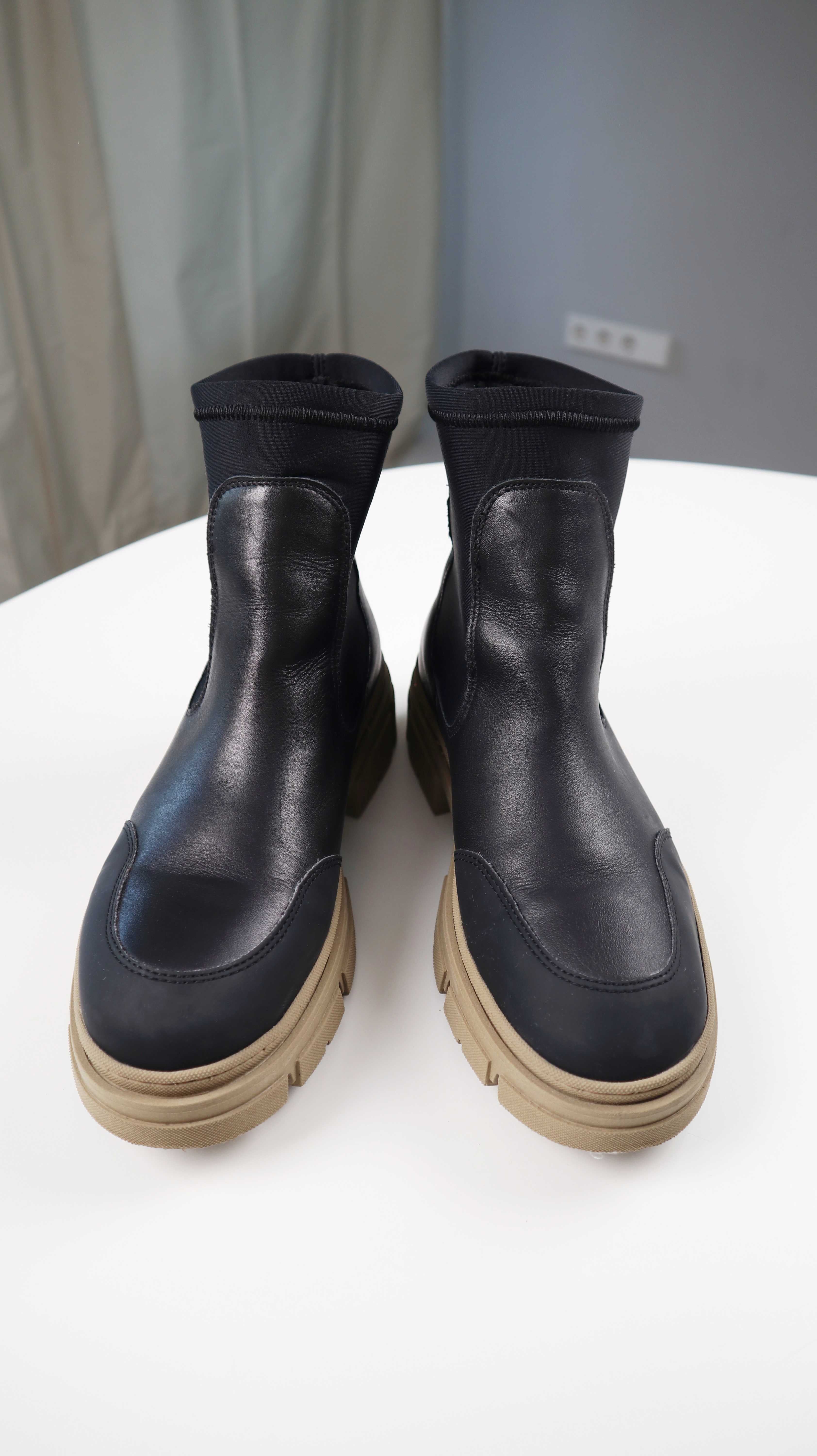 Tamaris Stiefeletten schwarz 39 Lederstiefel Boots basic