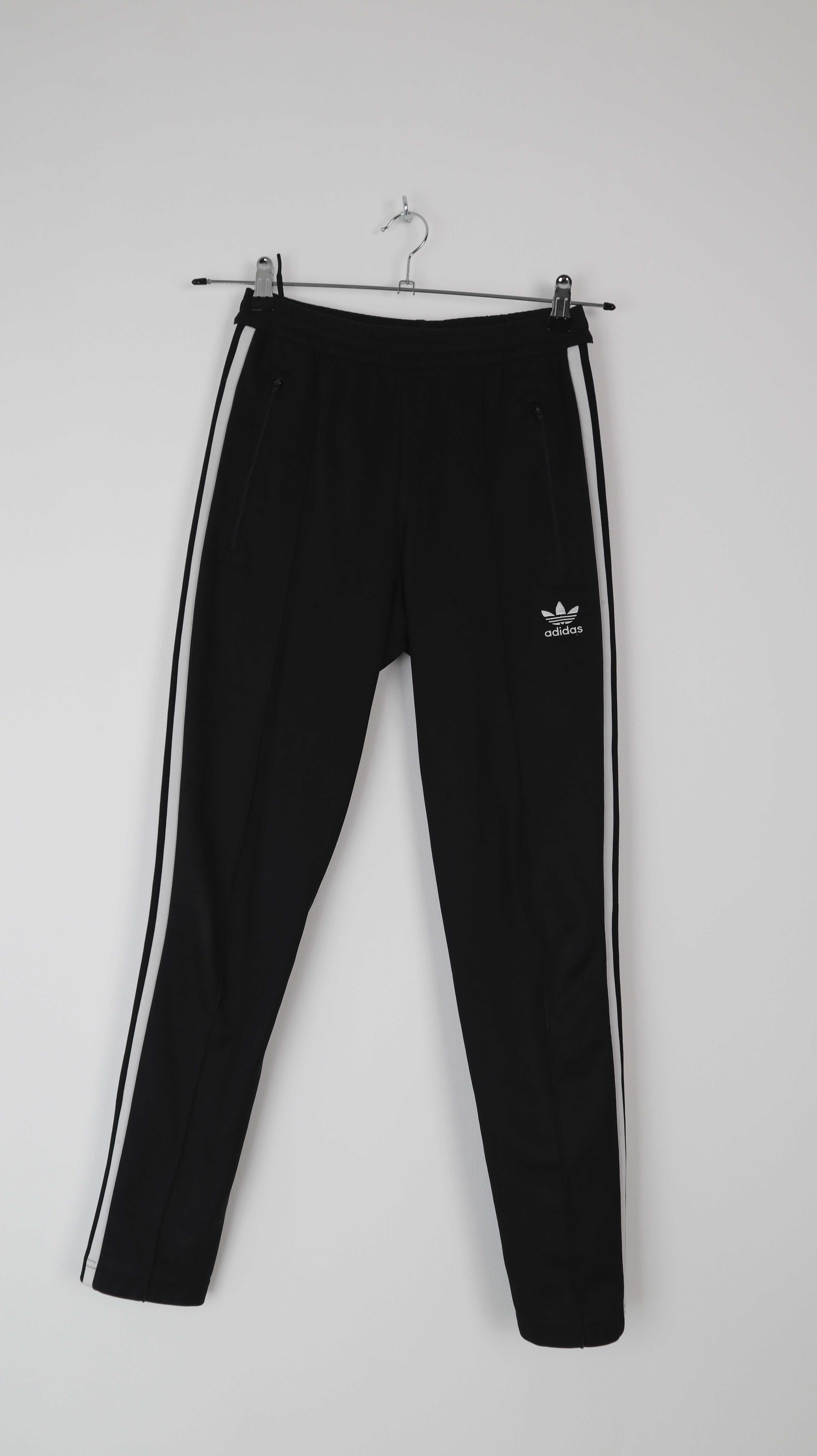 Adidas Jogger schwarz weiß S Trainingshose Sporthose