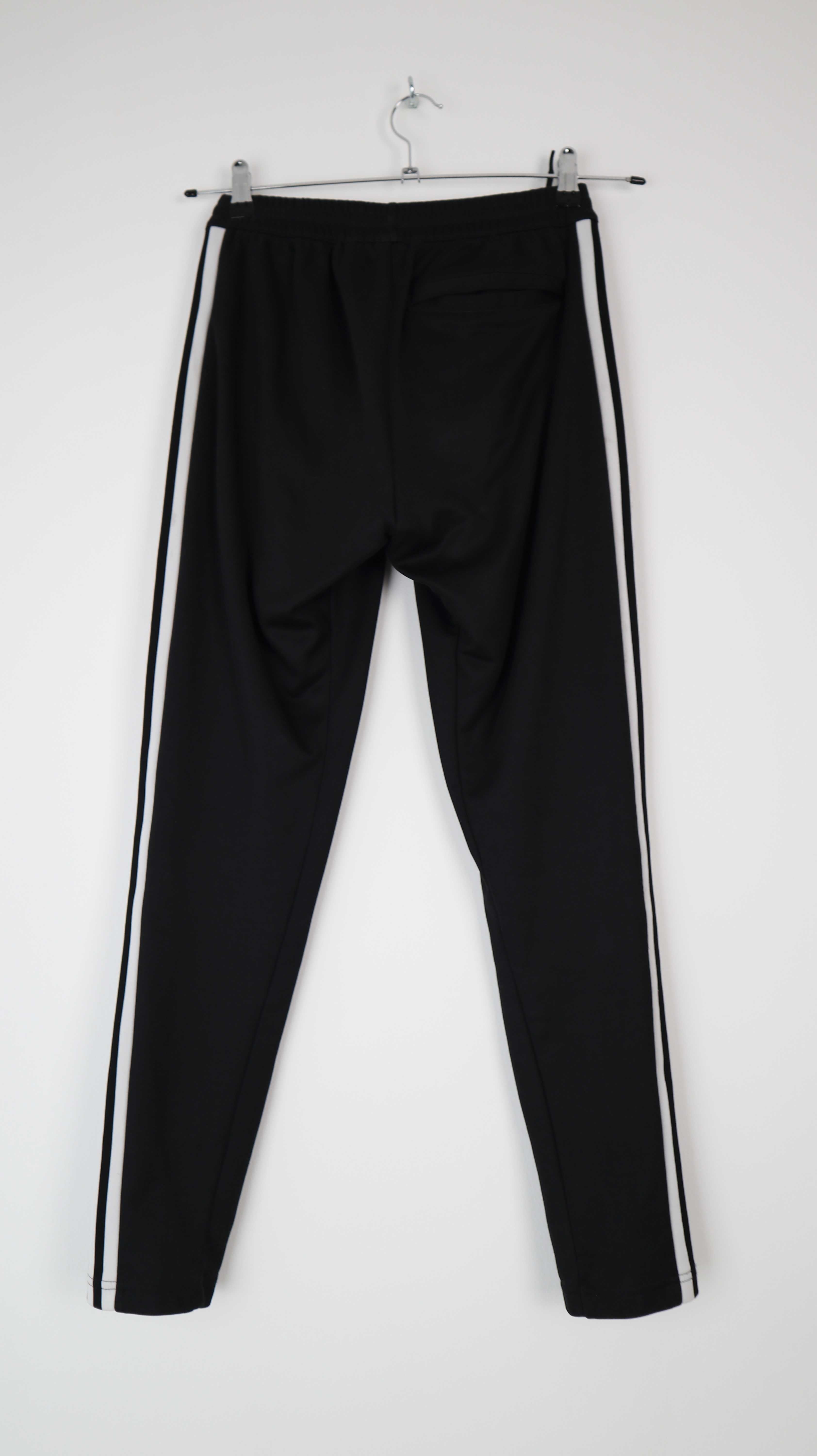 Adidas Jogger schwarz weiß S Trainingshose Sporthose