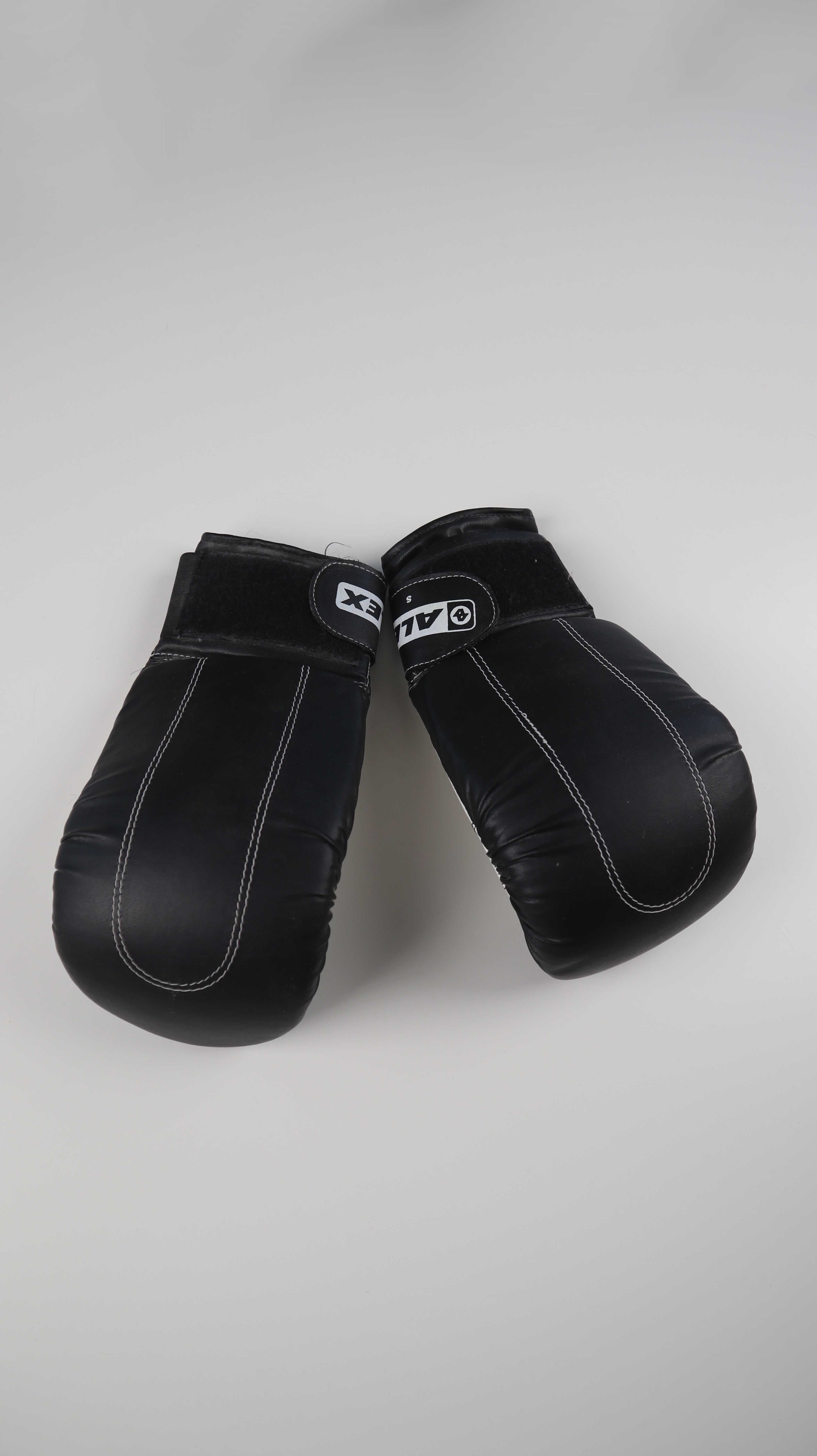 Alex Boxhandschuhe S schwarz weiß Boxing