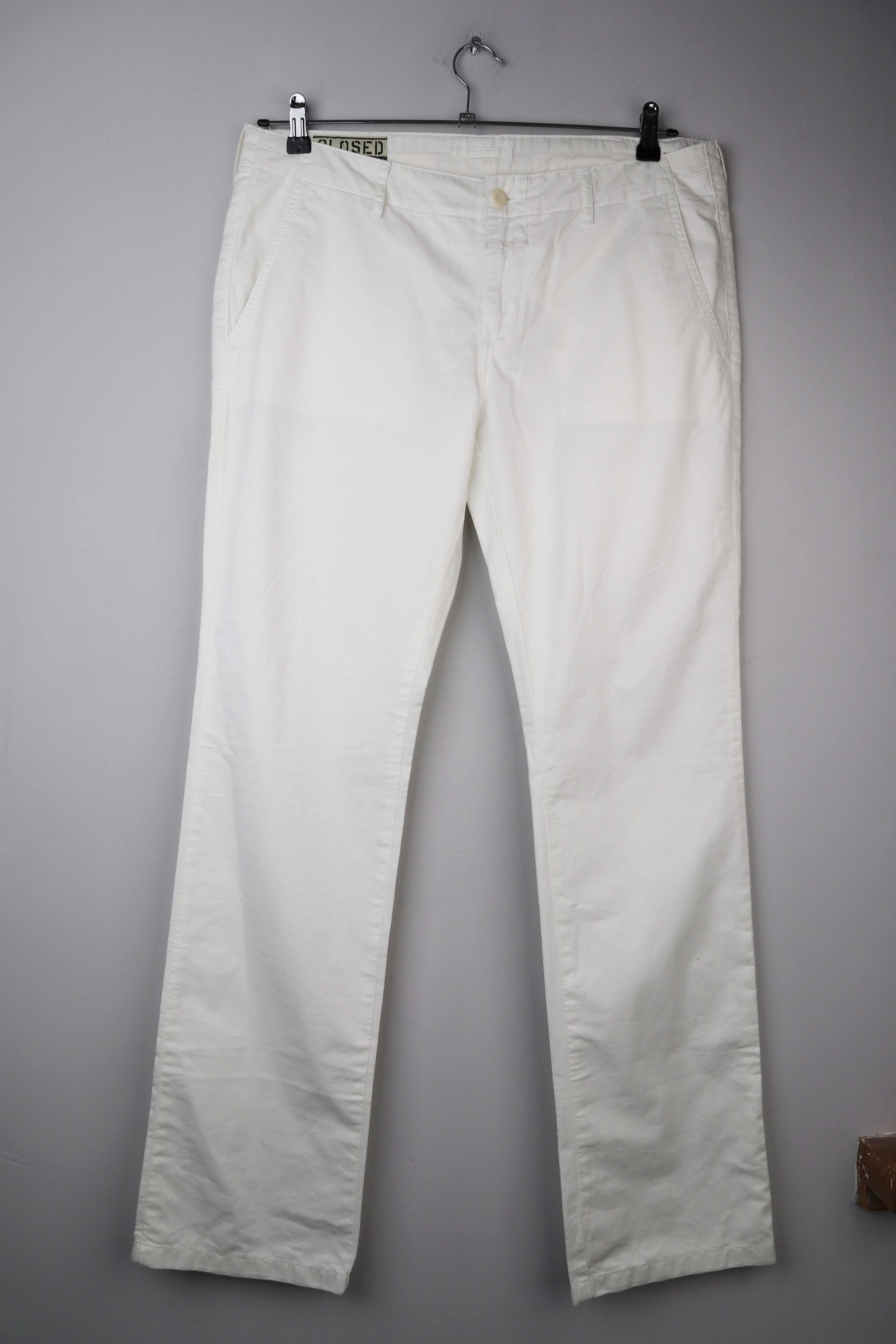 Closed Lou Hose weiß Stoffhose 46 XL Chino Sommerhose