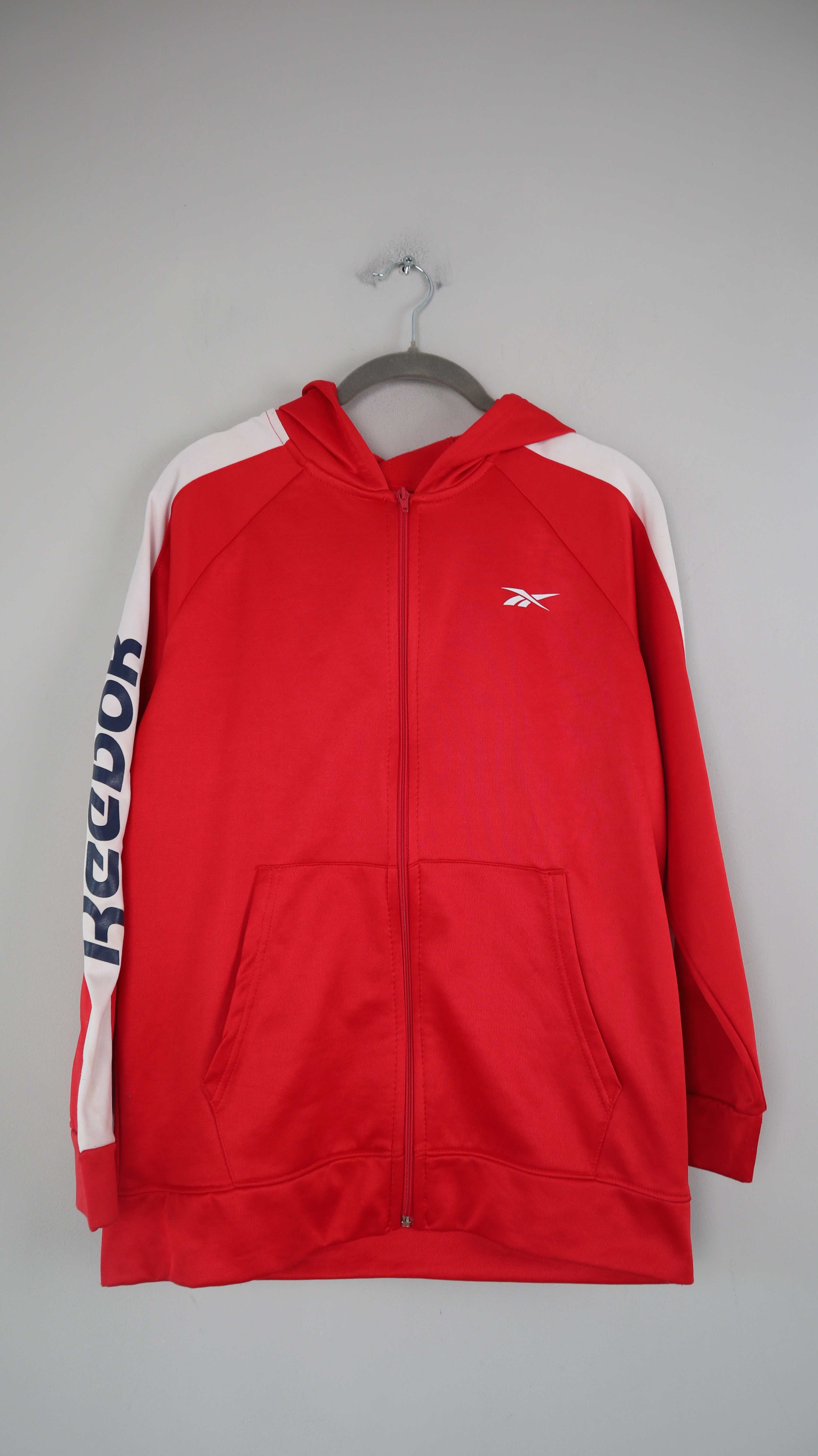 Reebok Jacke Trainingsjacke rot XL Sportjacke Kapuzenjacke